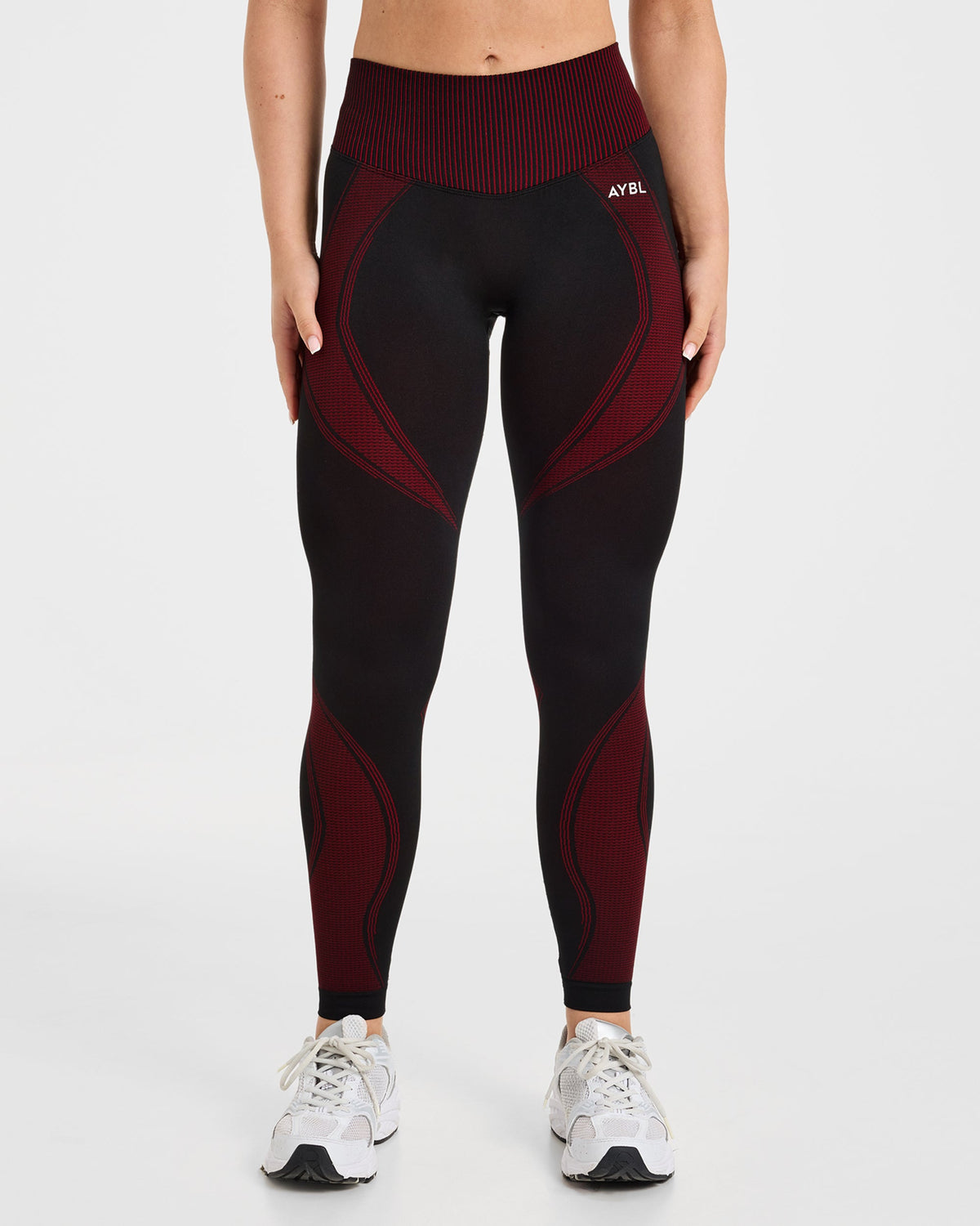 Charge Seamless Leggings - Noir/Rouge