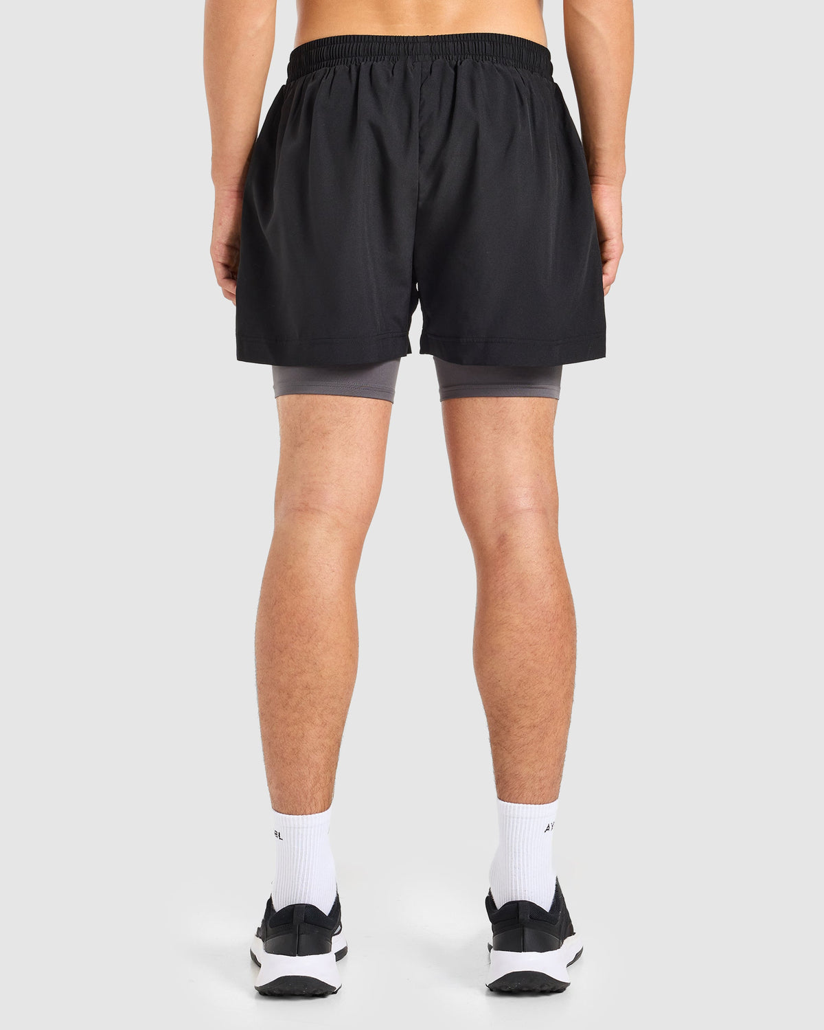 Core 2 in 1 Shorts - Noir/Charcoal