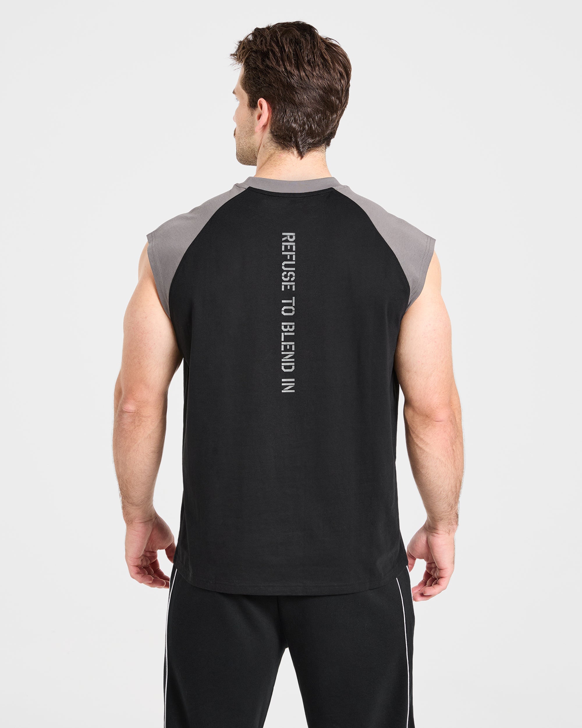 Cam Kissel x Contrast Oversized Tank - Noir/Charcoal