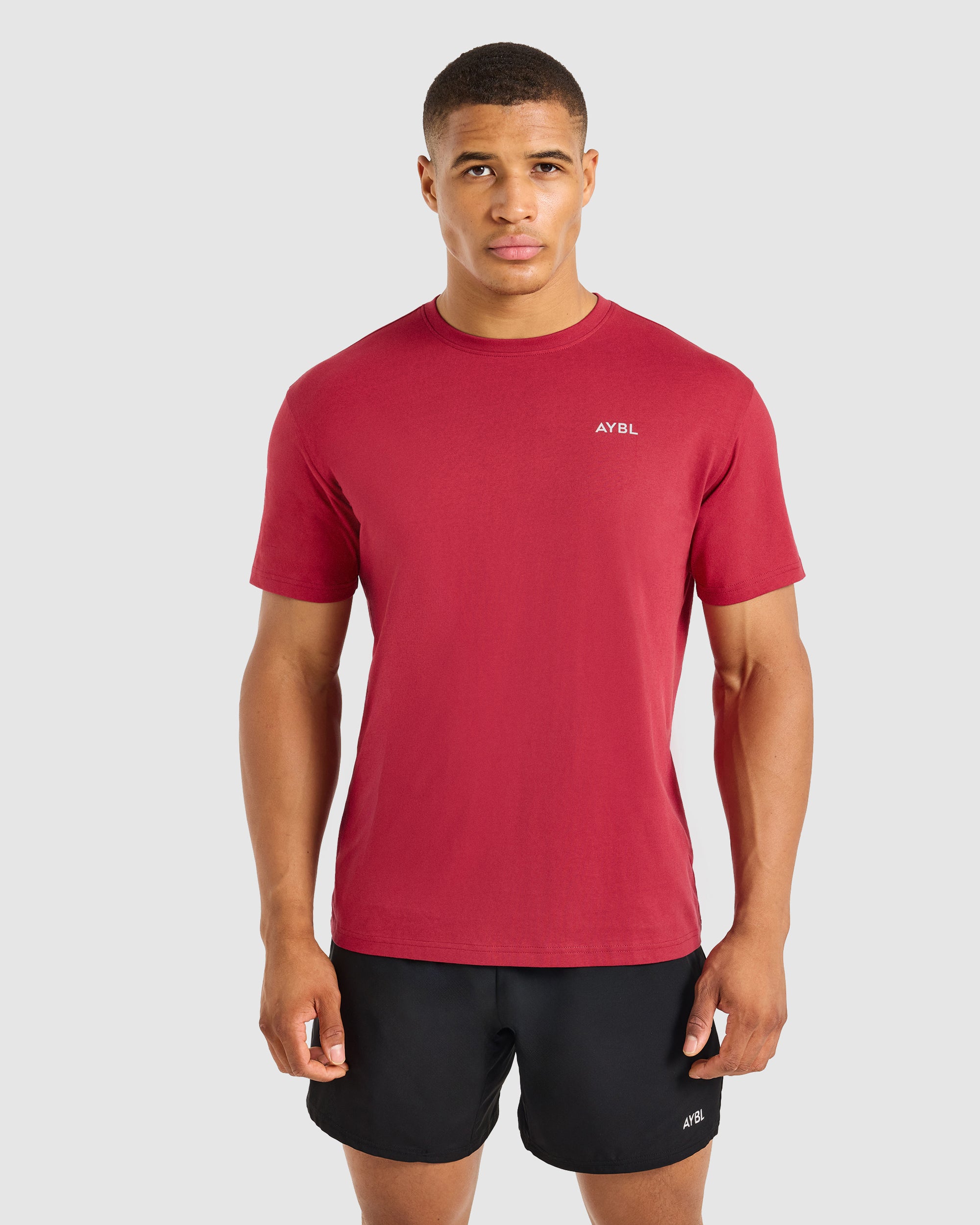 Essential T Shirt - Vintage Rouge