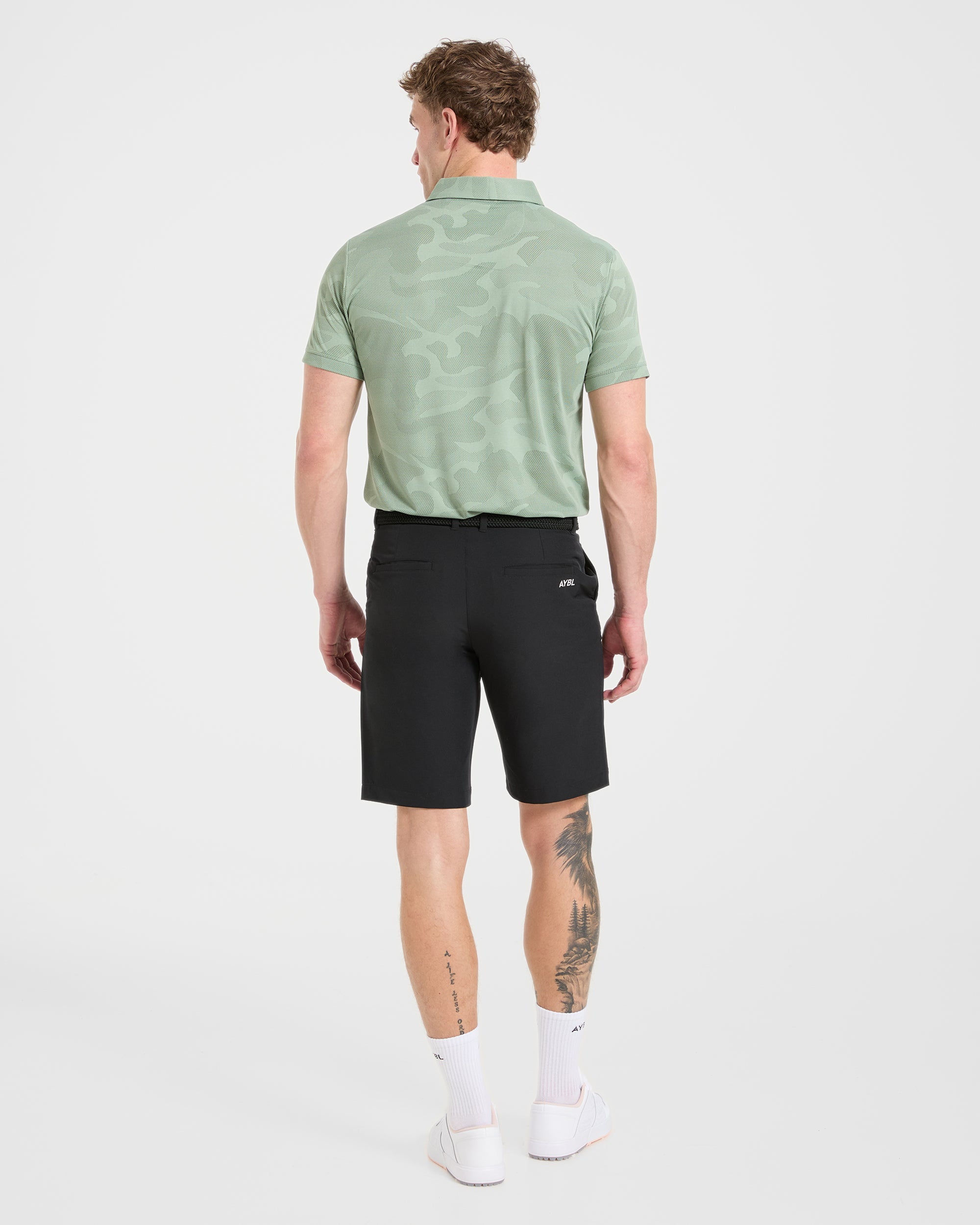 Camo Polo - Muted Green