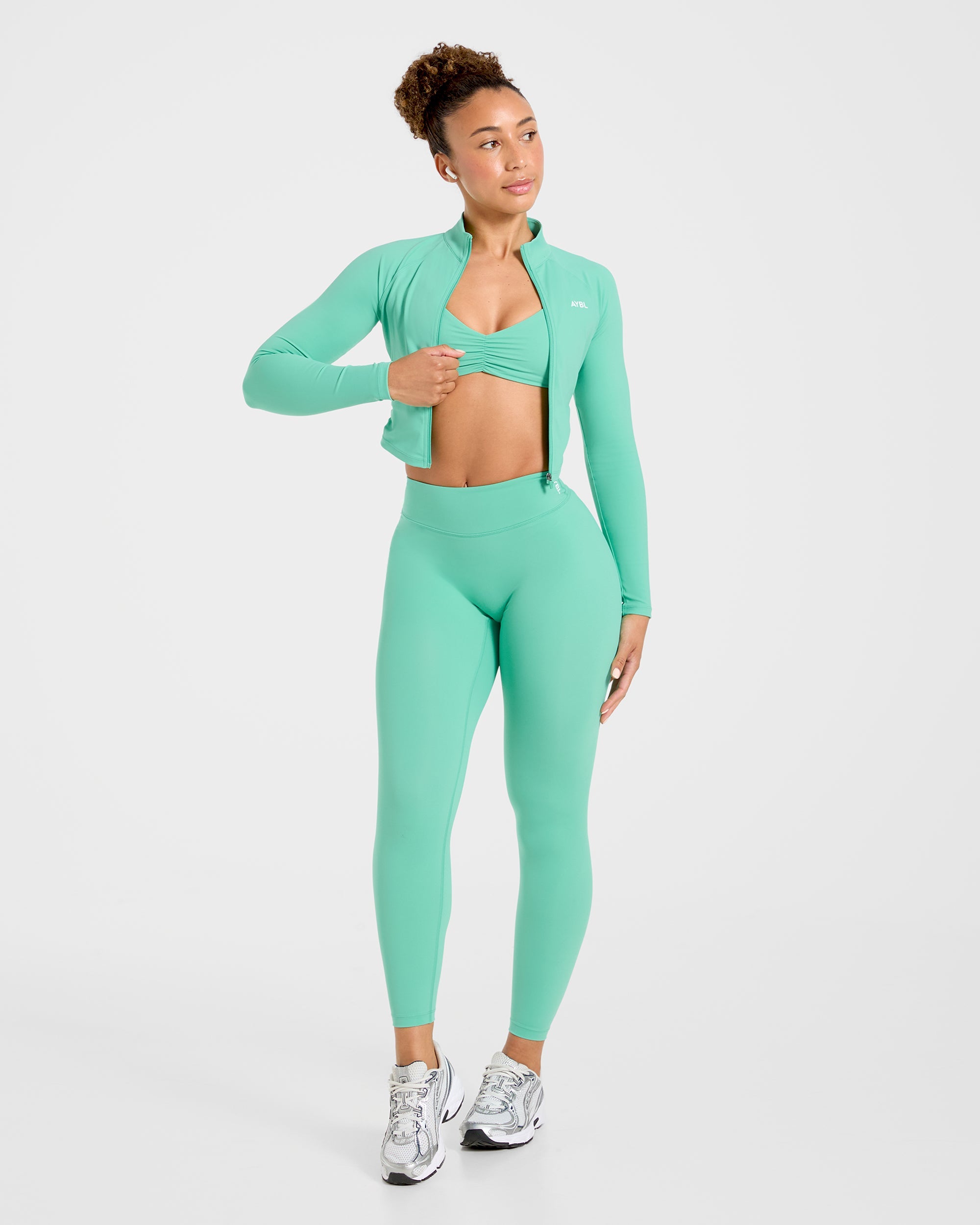 Physique Zip Up Jacket - Summer Vert