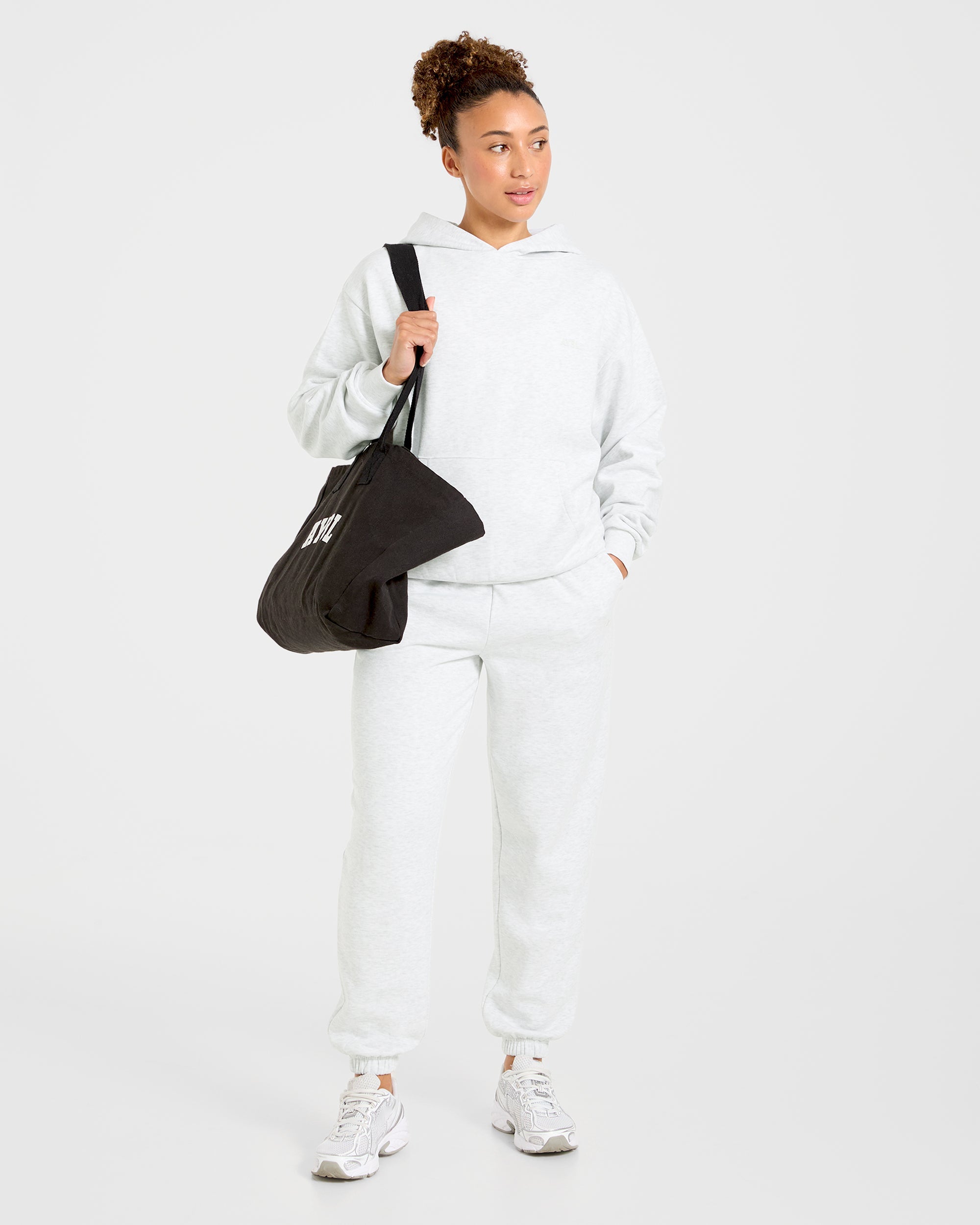 Lifestyle Oversized Hoodie - Heather Gris