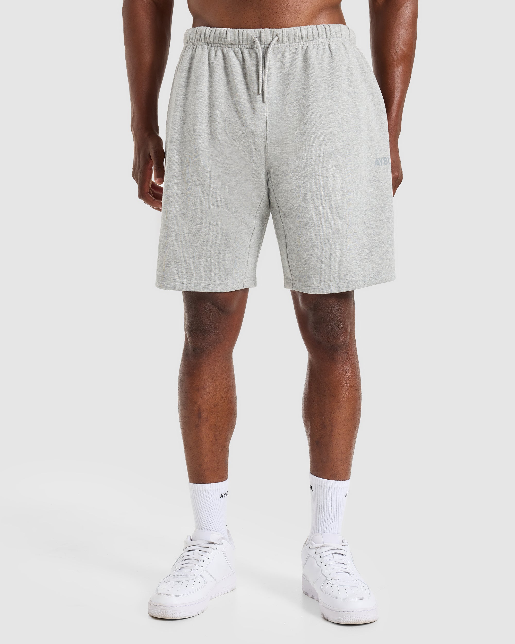 Craft Oversized Shorts - Mid Marl Gris