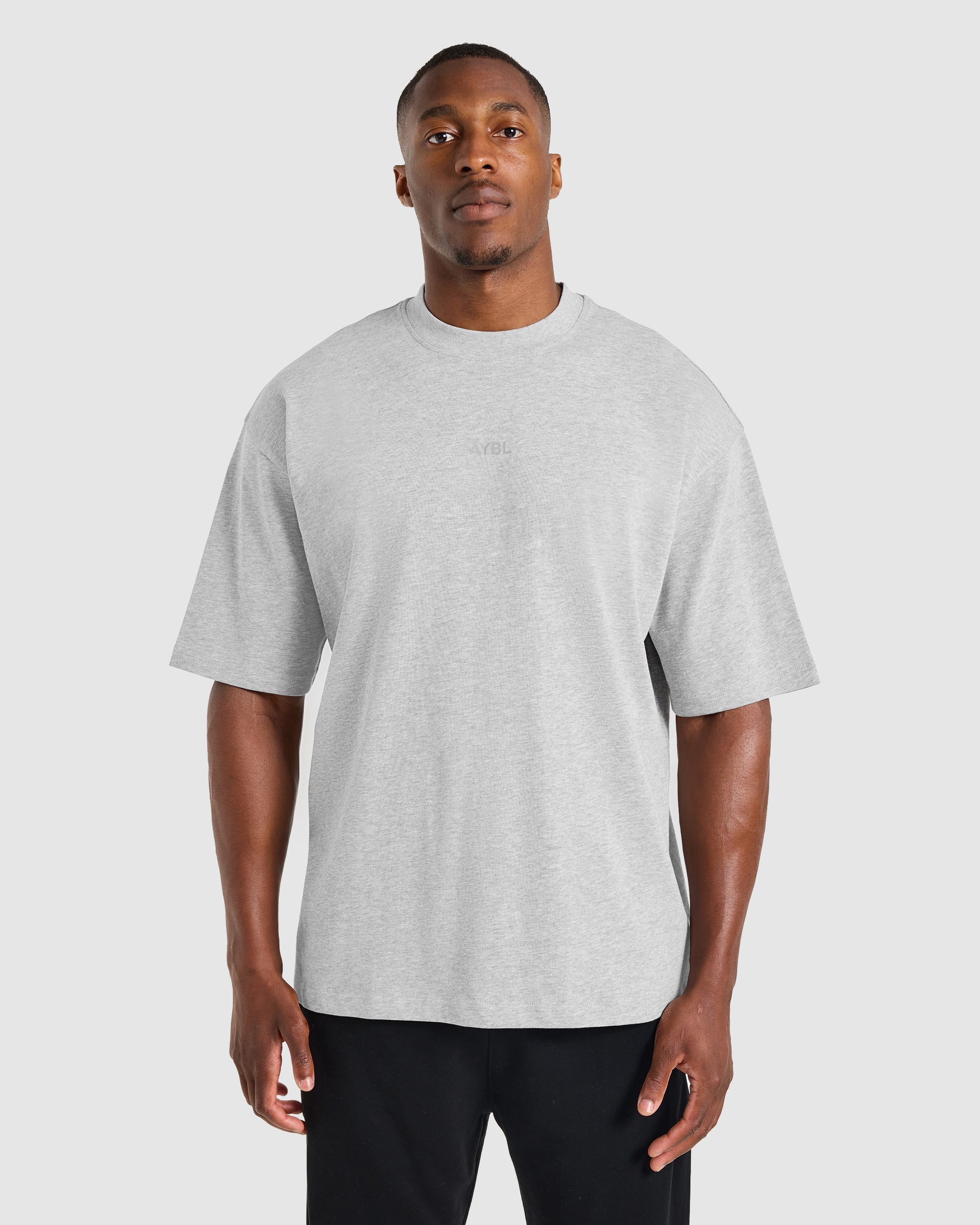 Craft Oversized T Shirt - Mid Marl Gris