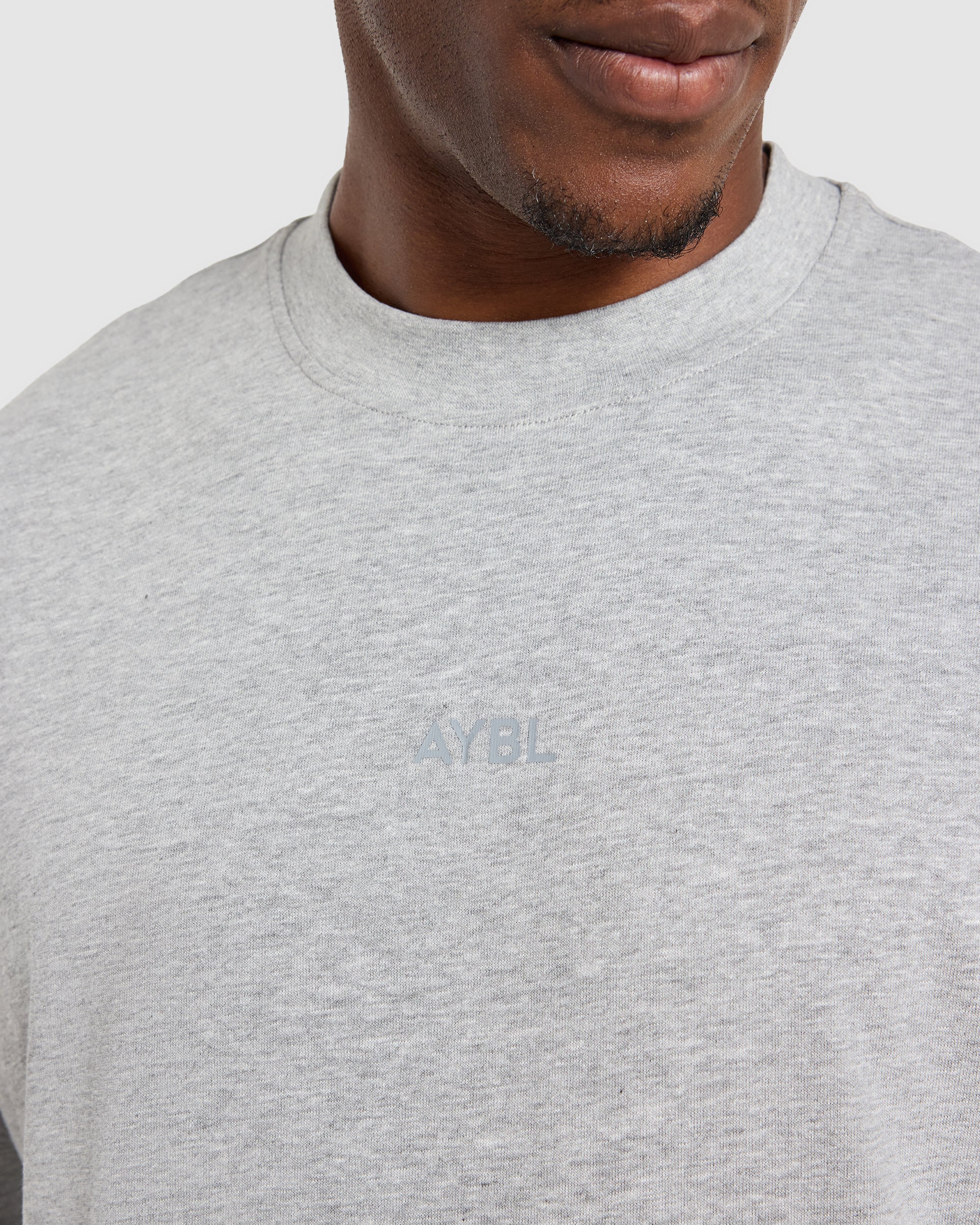 Craft Oversized T Shirt - Mid Marl Gris