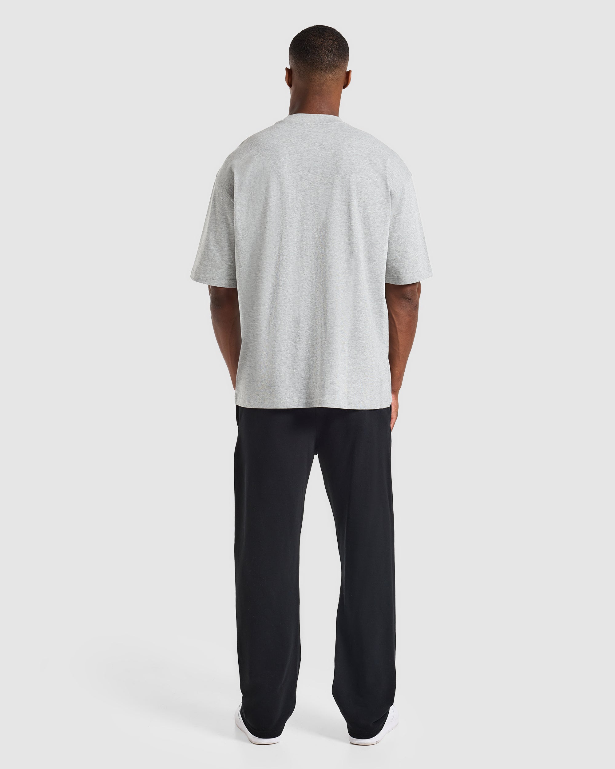 Craft Oversized T Shirt - Mid Marl Gris