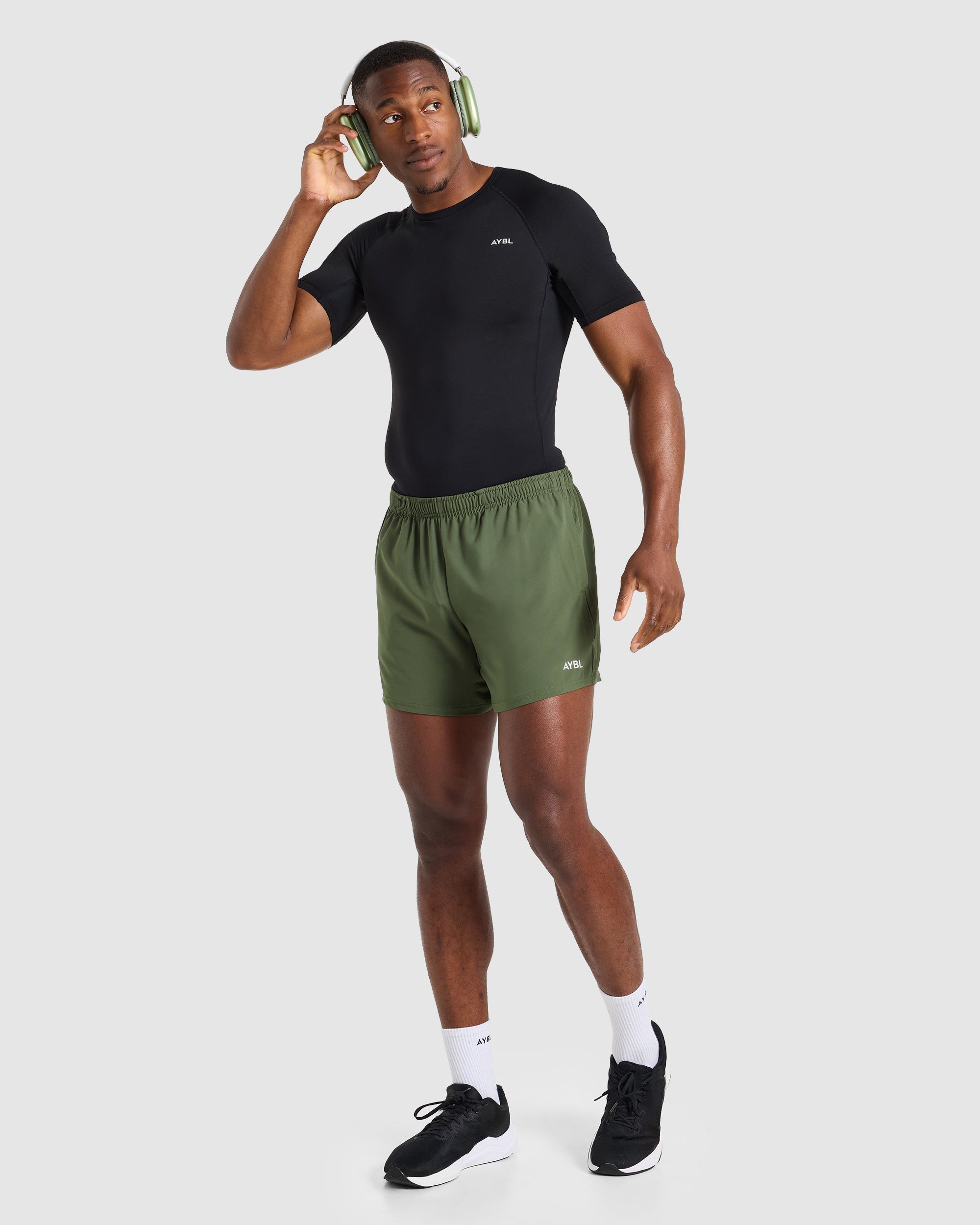 Core 5" Shorts - Army Vert