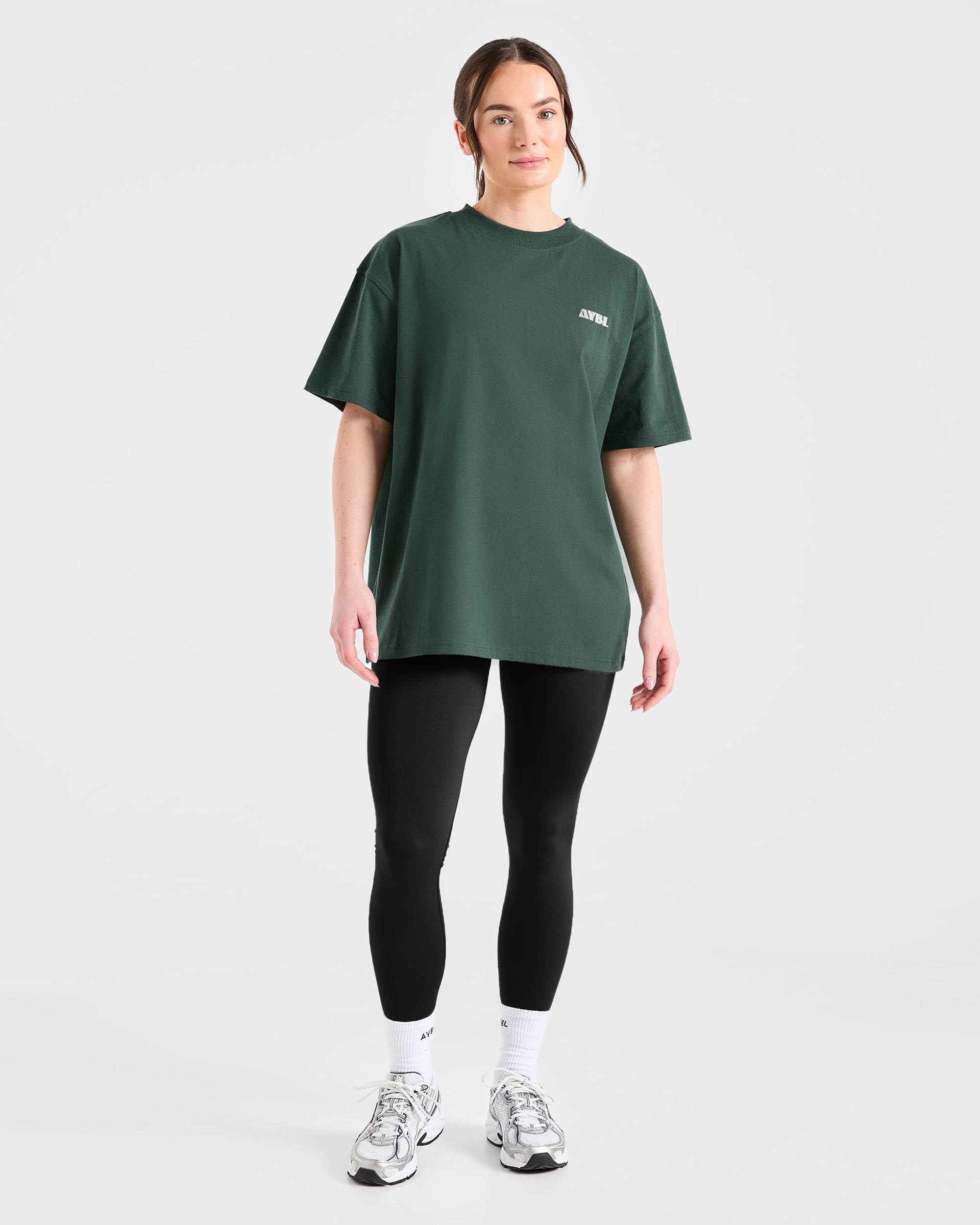 AYBL Sports Studio Oversized T Shirt - Forest Vert