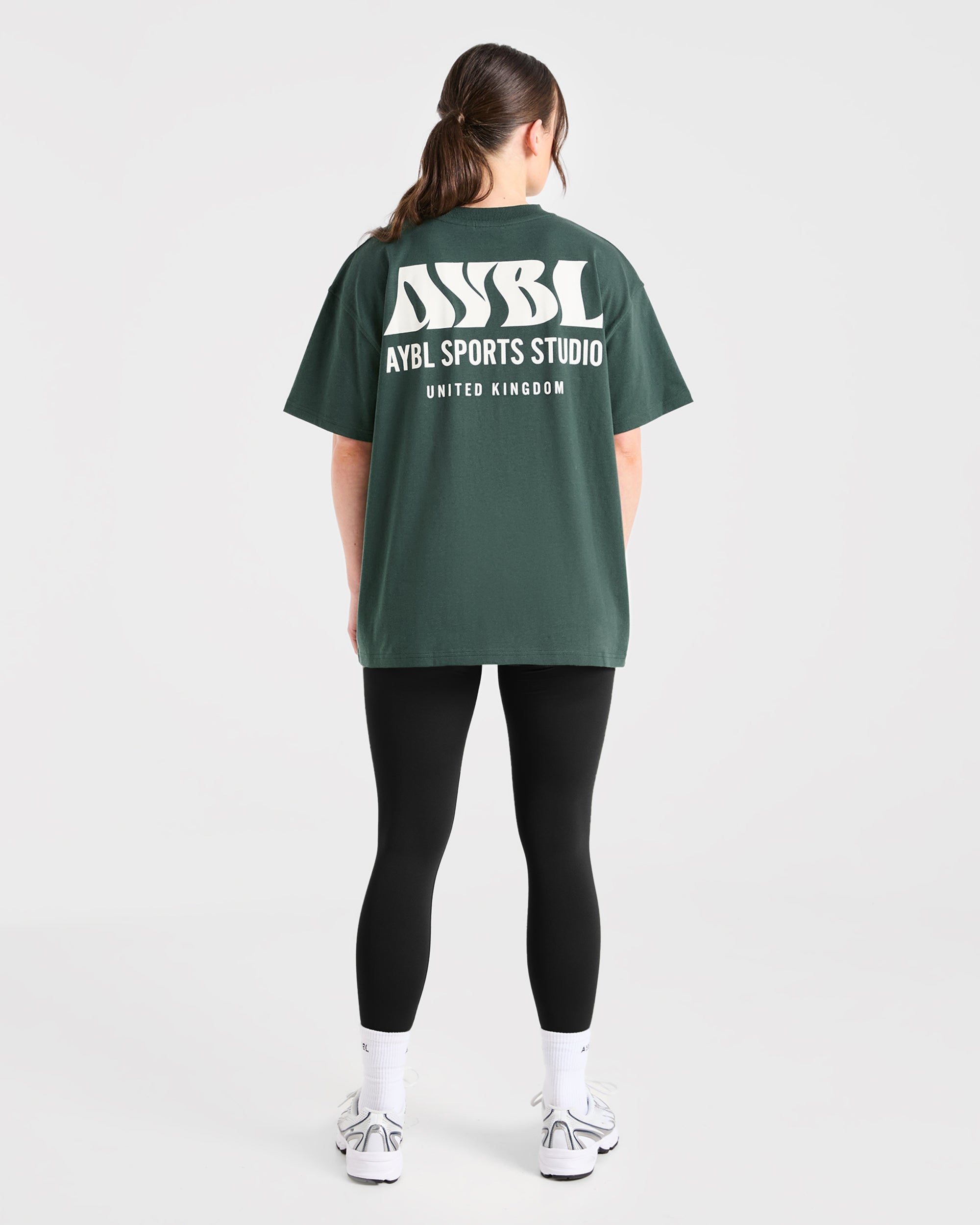 AYBL Sports Studio Oversized T Shirt - Forest Vert