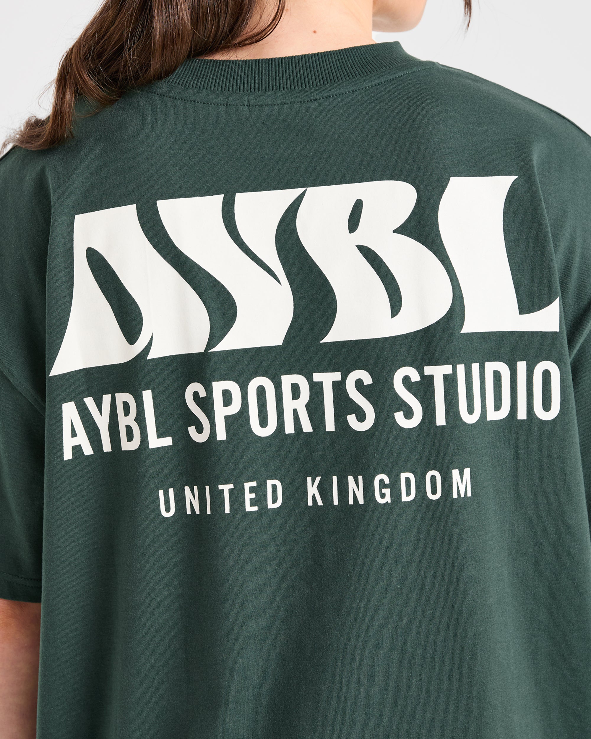 AYBL Sports Studio Oversized T Shirt - Forest Vert