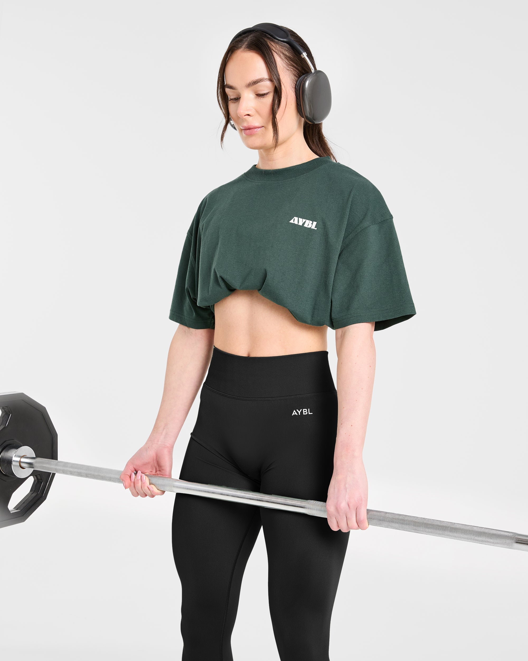 AYBL Sports Studio Oversized T Shirt - Forest Vert
