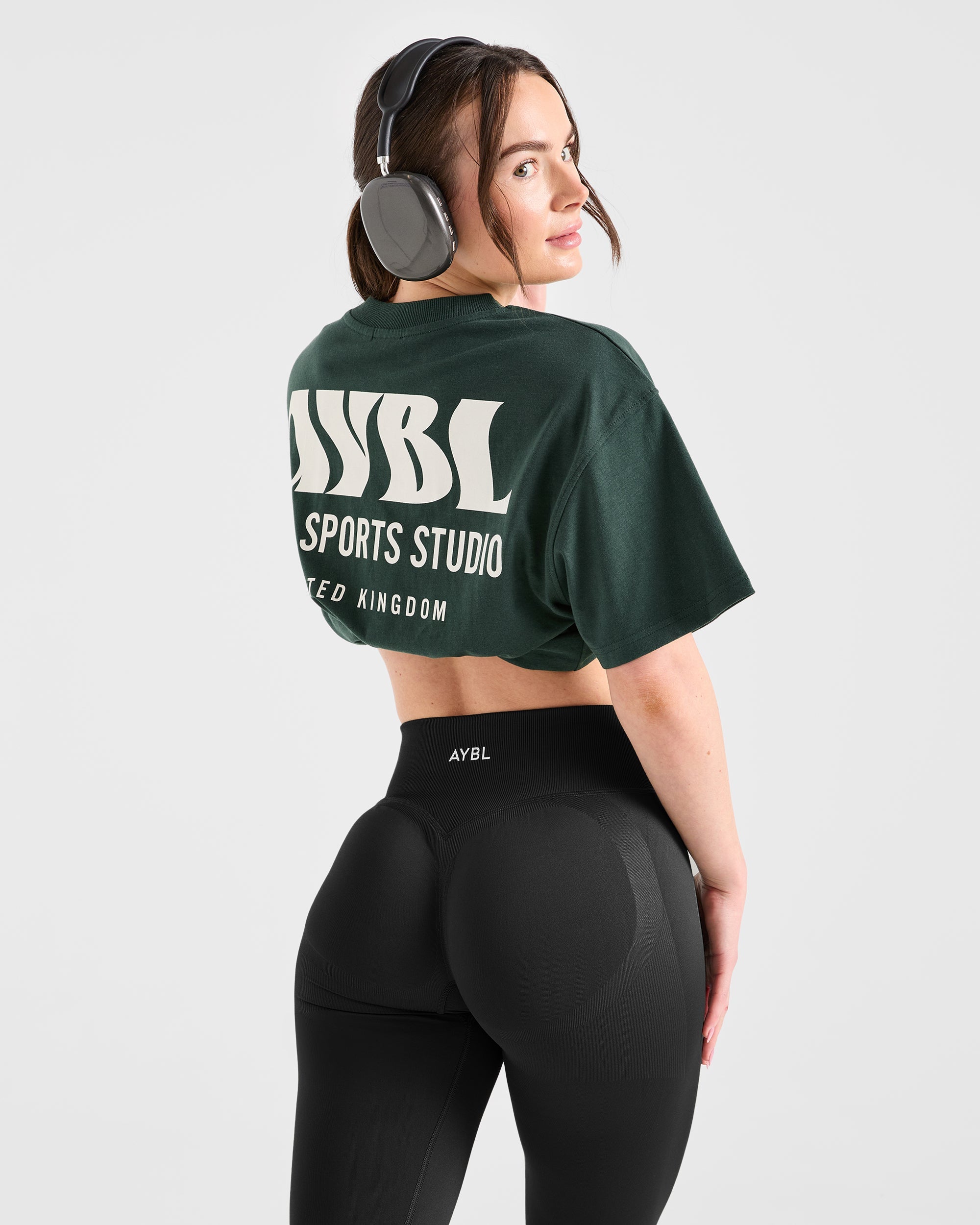 AYBL Sports Studio Oversized T Shirt - Forest Vert