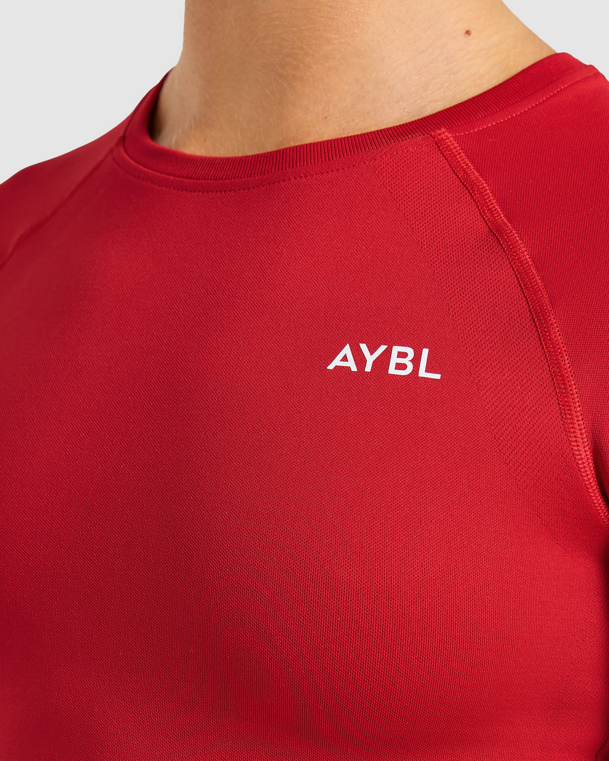 Enhance Seamless Short Sleeve Top - Rouge