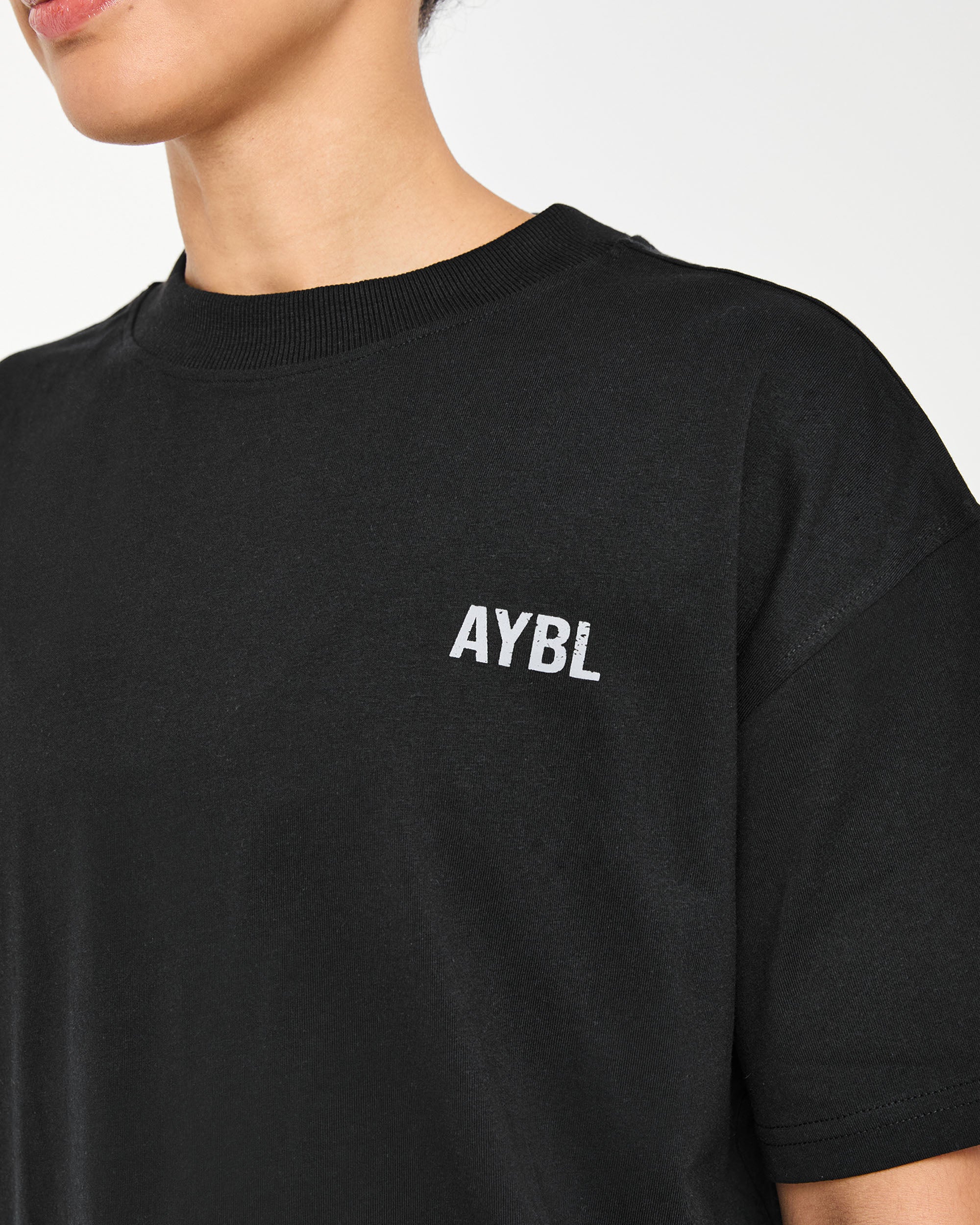 Show Up Oversized T Shirt - Noir