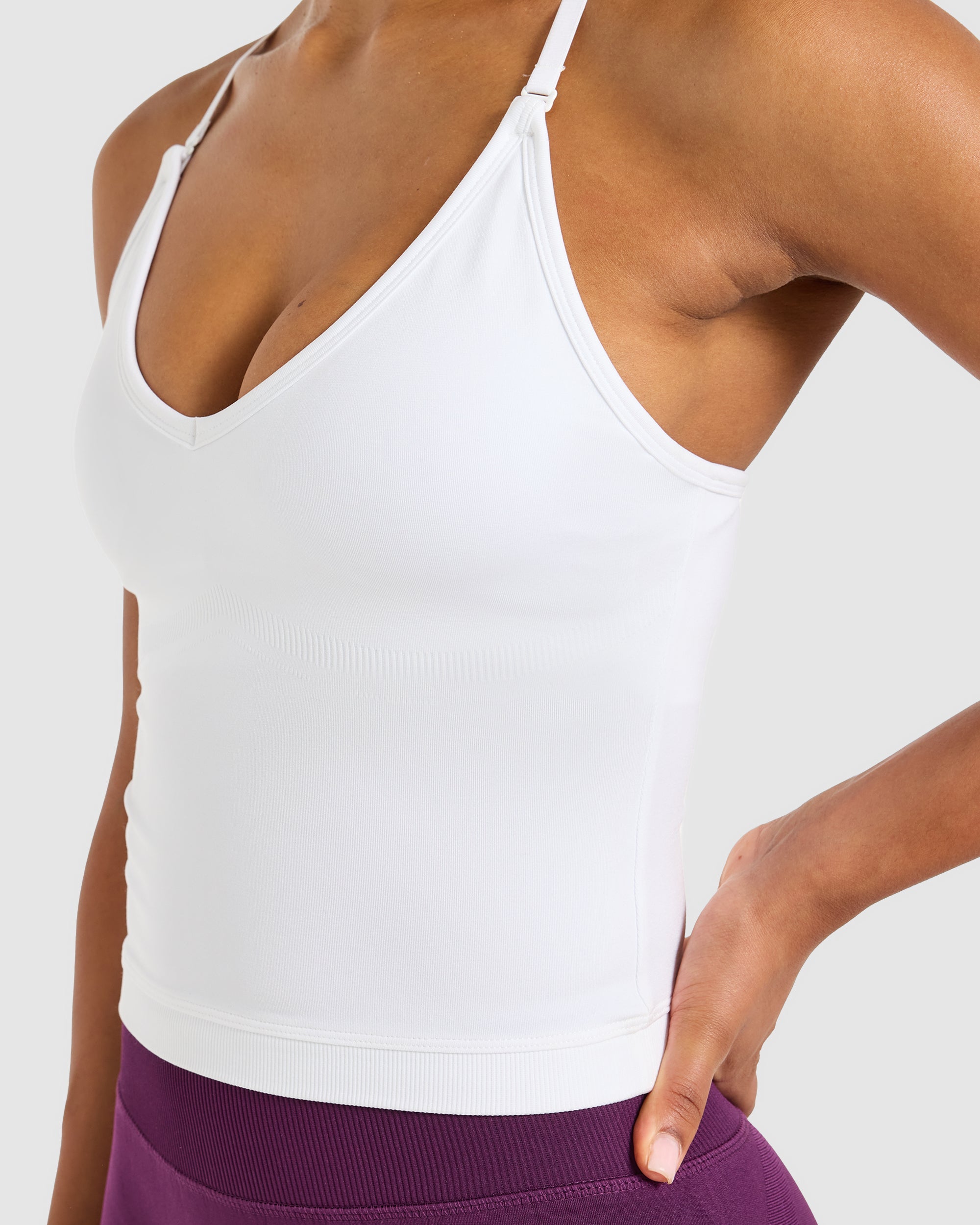 Adapt Seamless Tank Top - Blanc