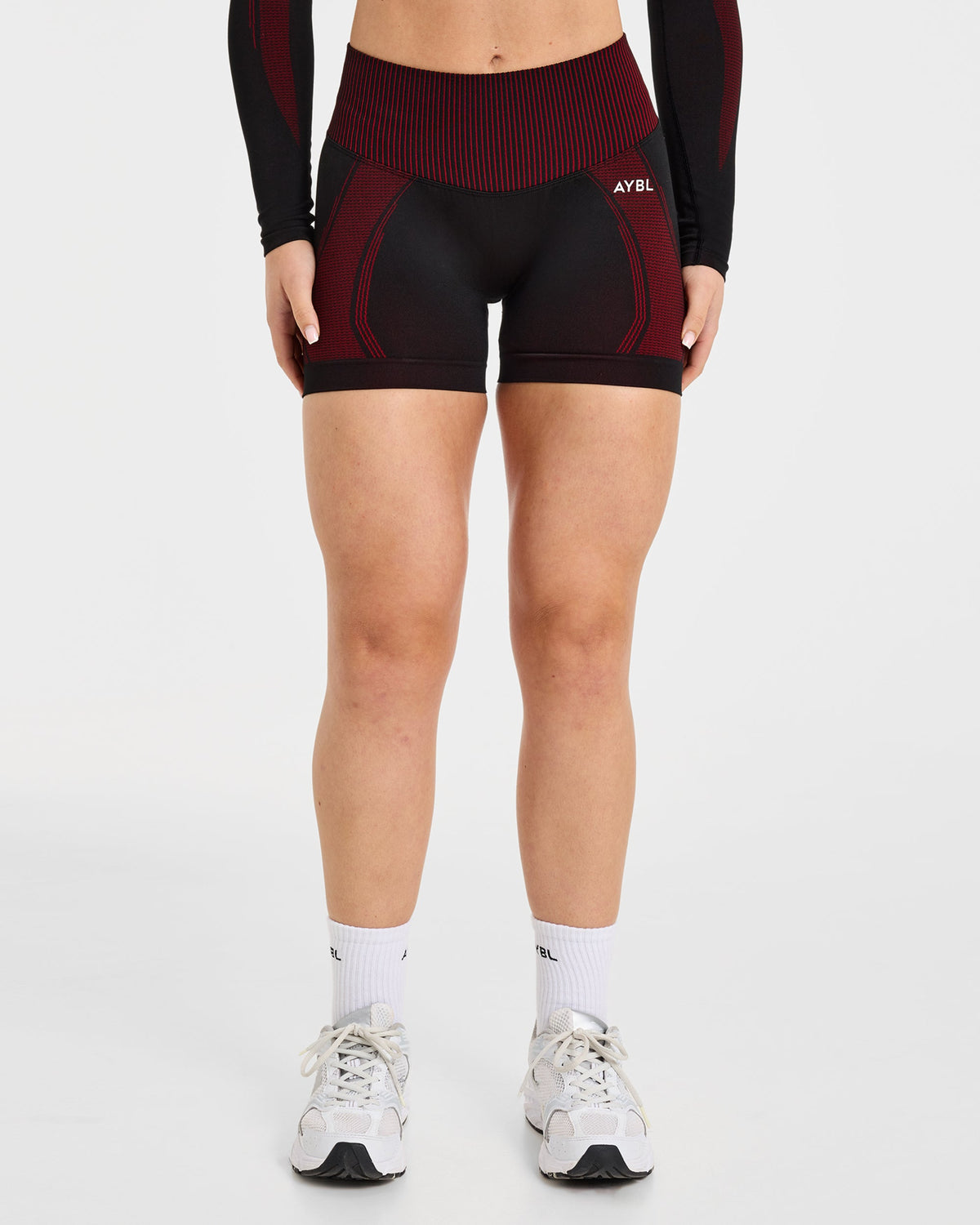 Charge Seamless Shorts - Noir/Rouge