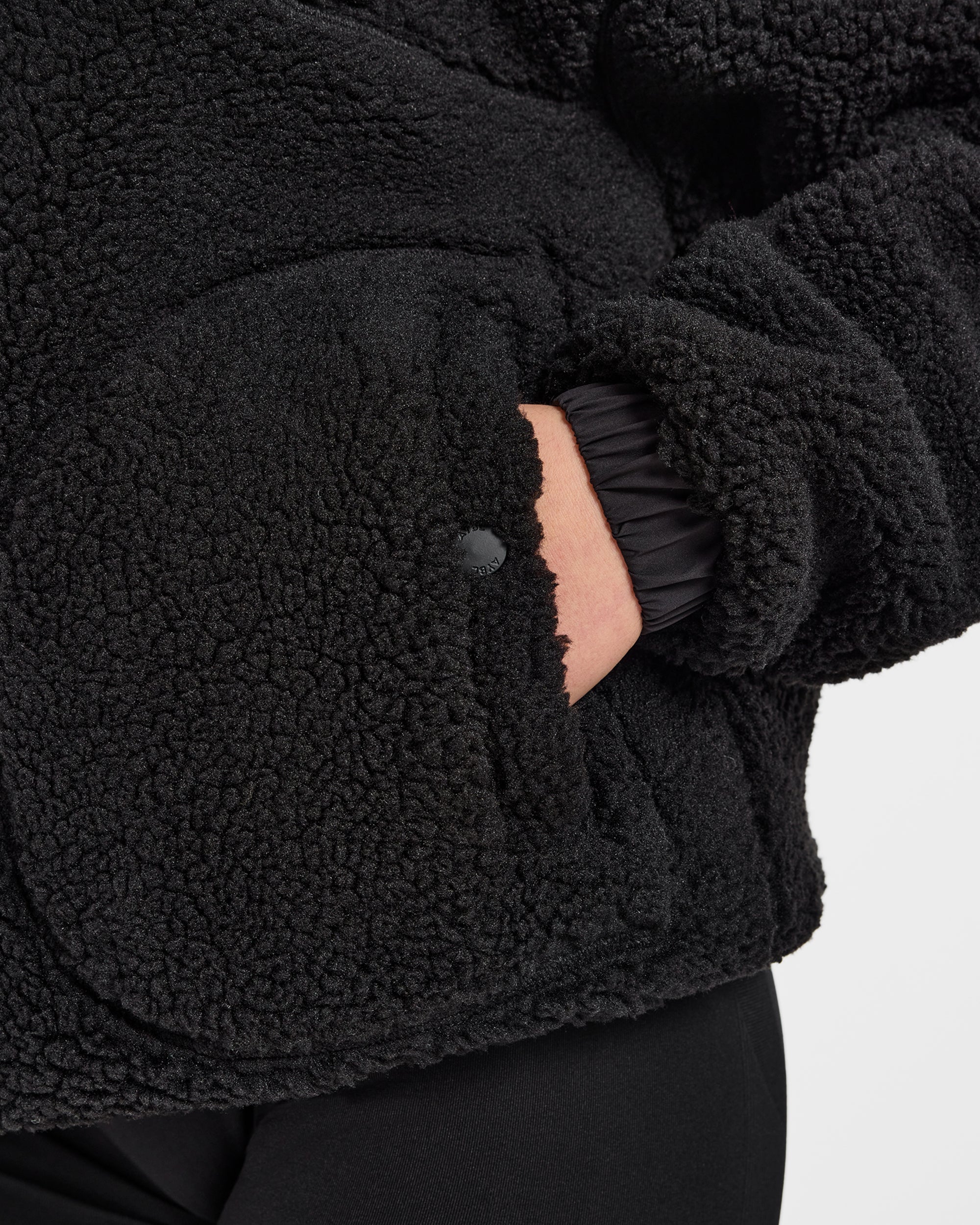Signature 1/4 Zip Fleece Pullover - Noir