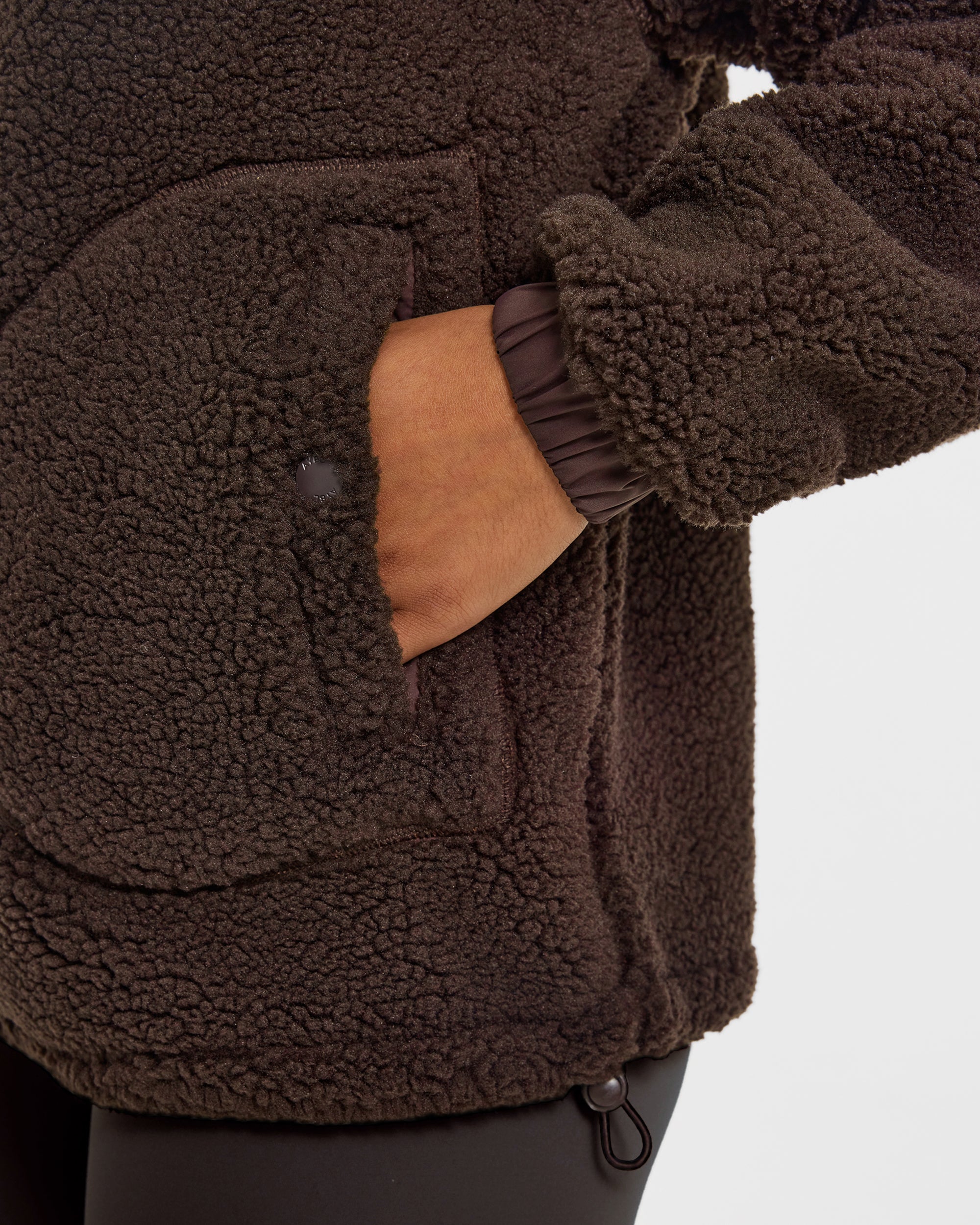 Signature 1/4 Zip Fleece Pullover - Cocoa Marron