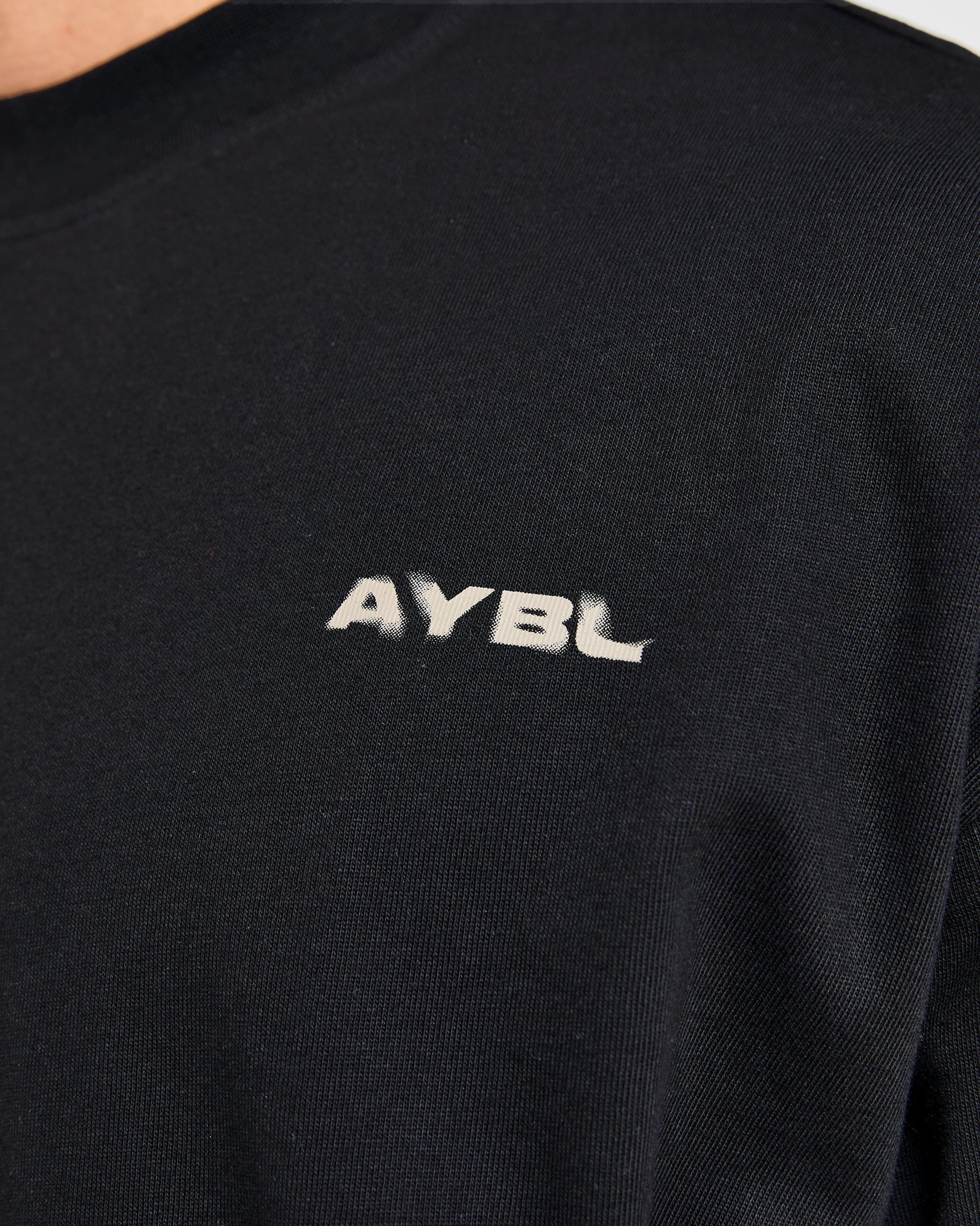 Blur Oversized T Shirt - Noir