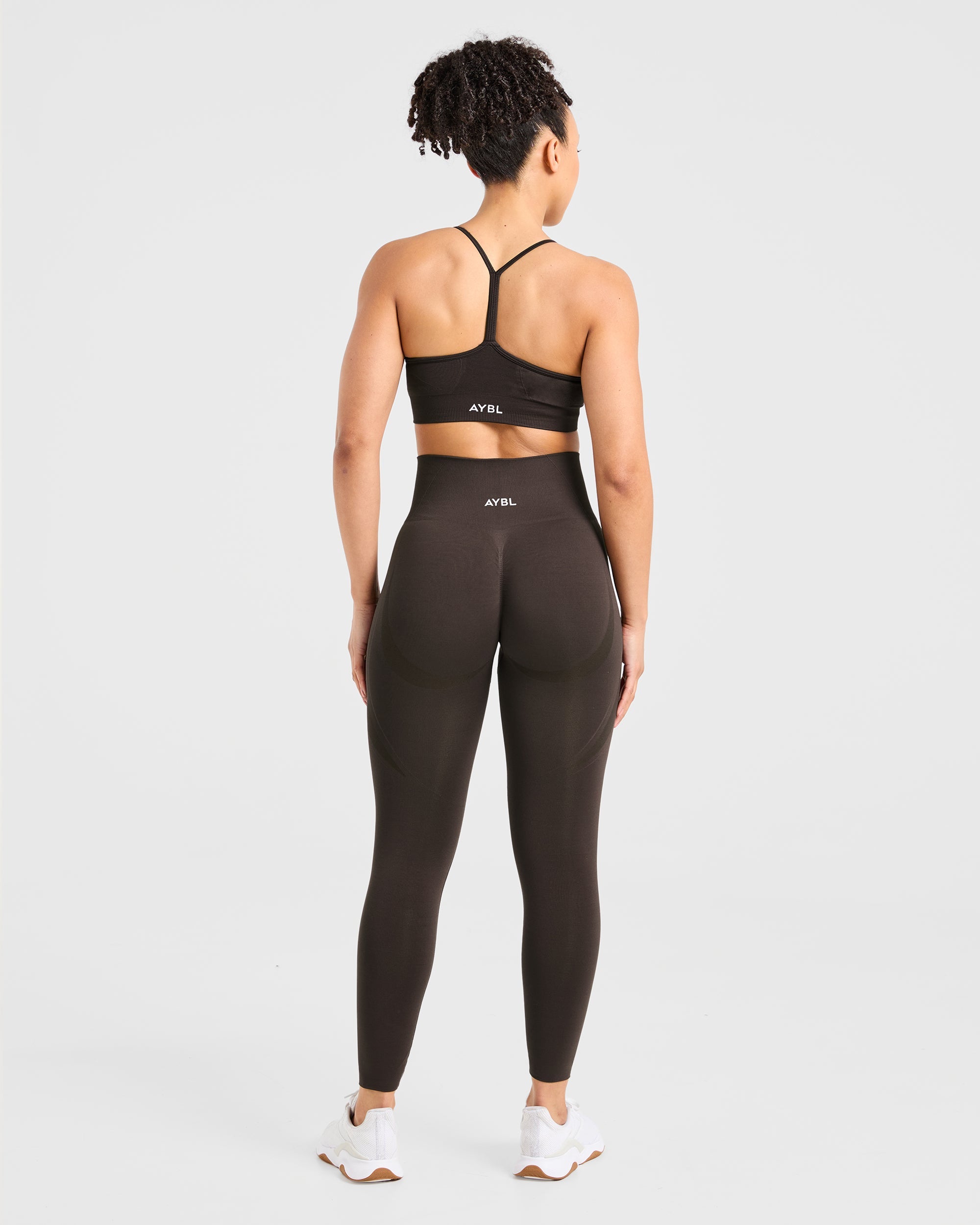 Empower Seamless Sports Bra - Cocoa Marron