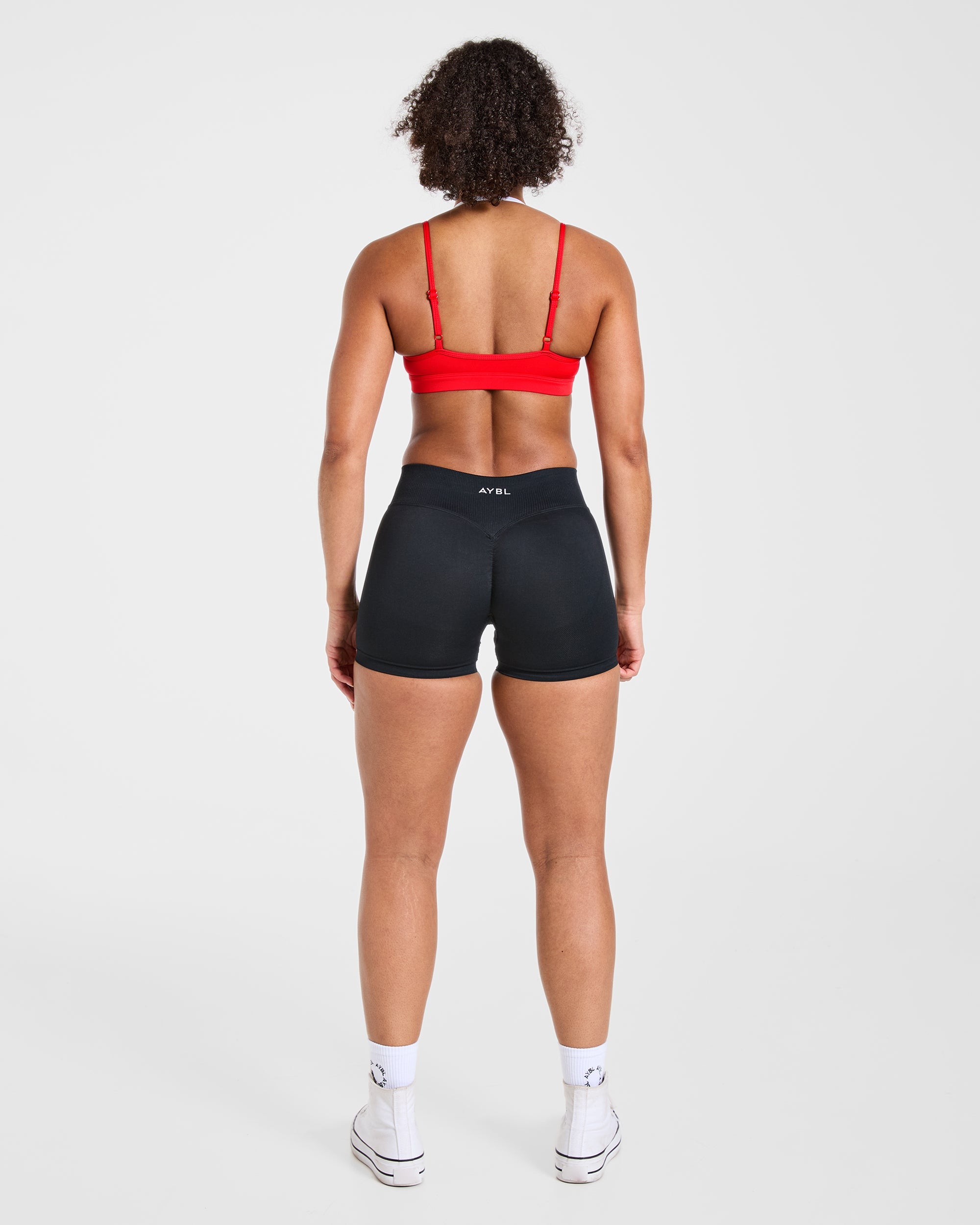 Essential Double Layer Sports Bra - Vibrant Rouge
