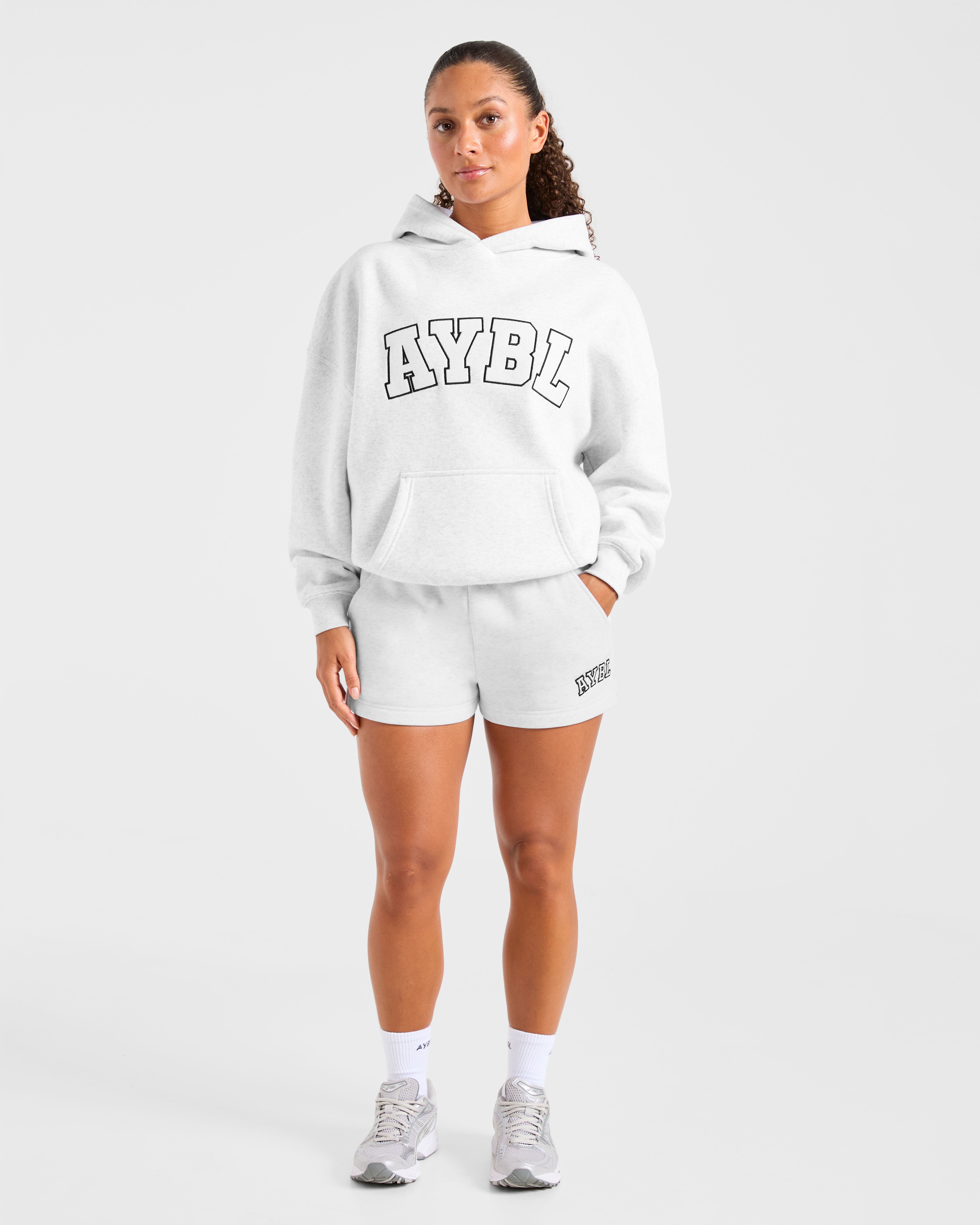Varsity 2.0 Oversized Shorts - Heather Gris
