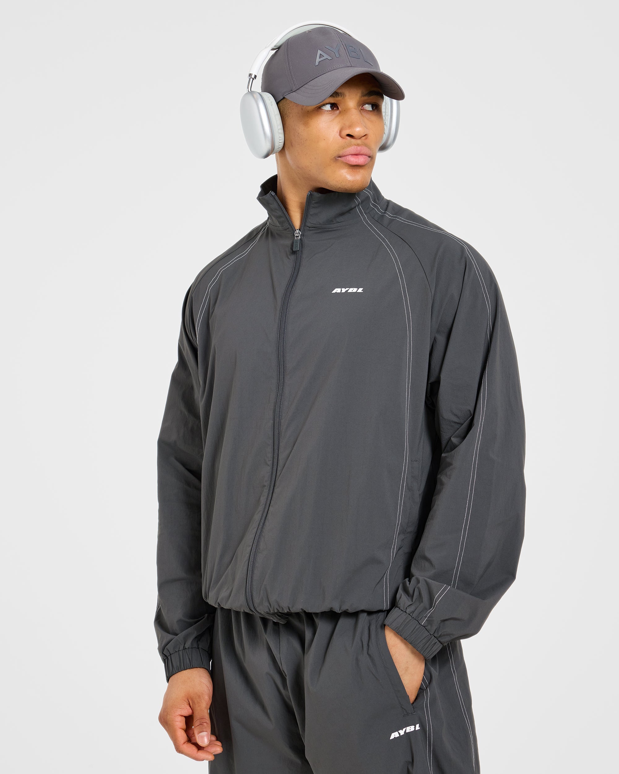 Restore Track Jacket - Charcoal