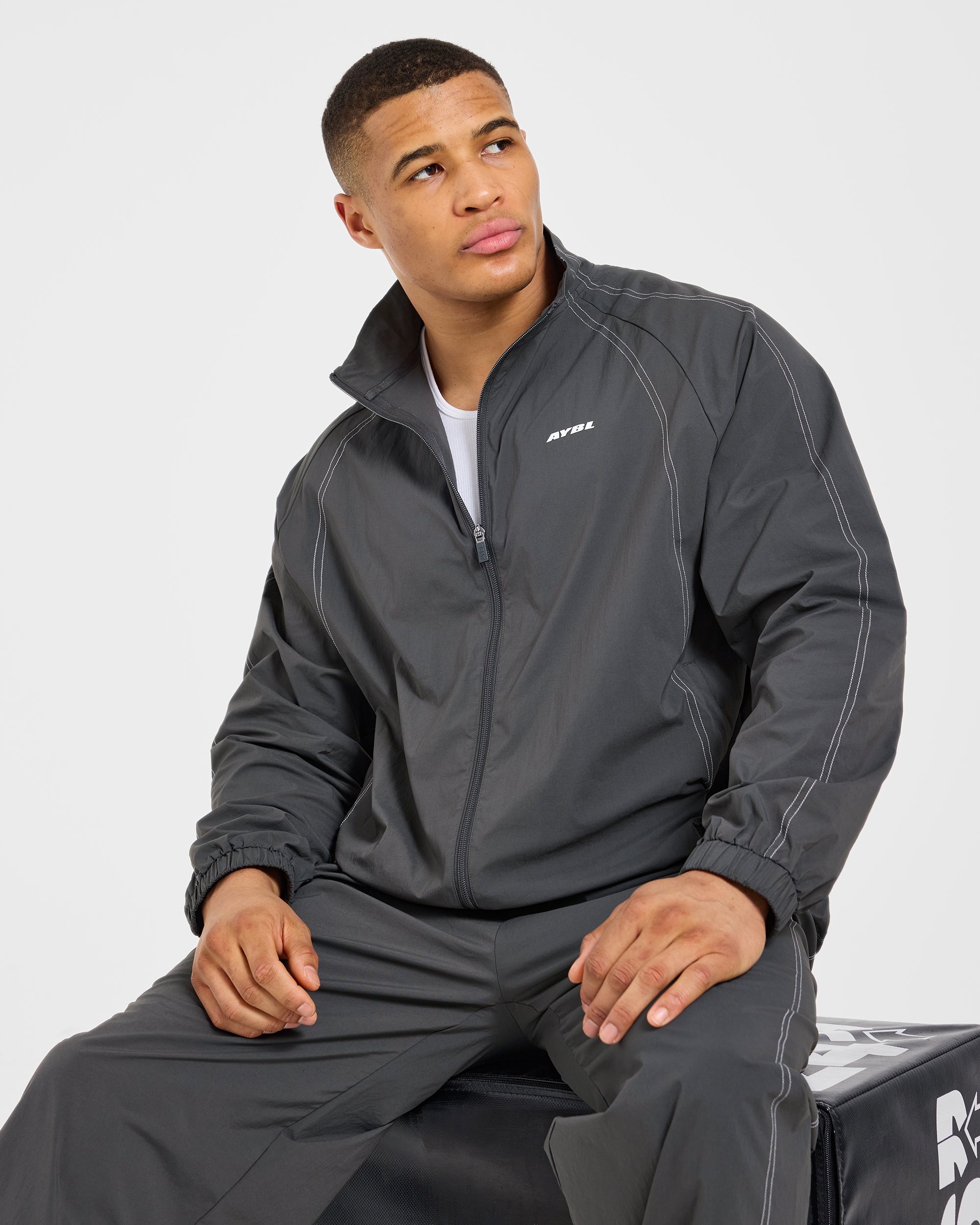 Restore Track Jacket - Charcoal