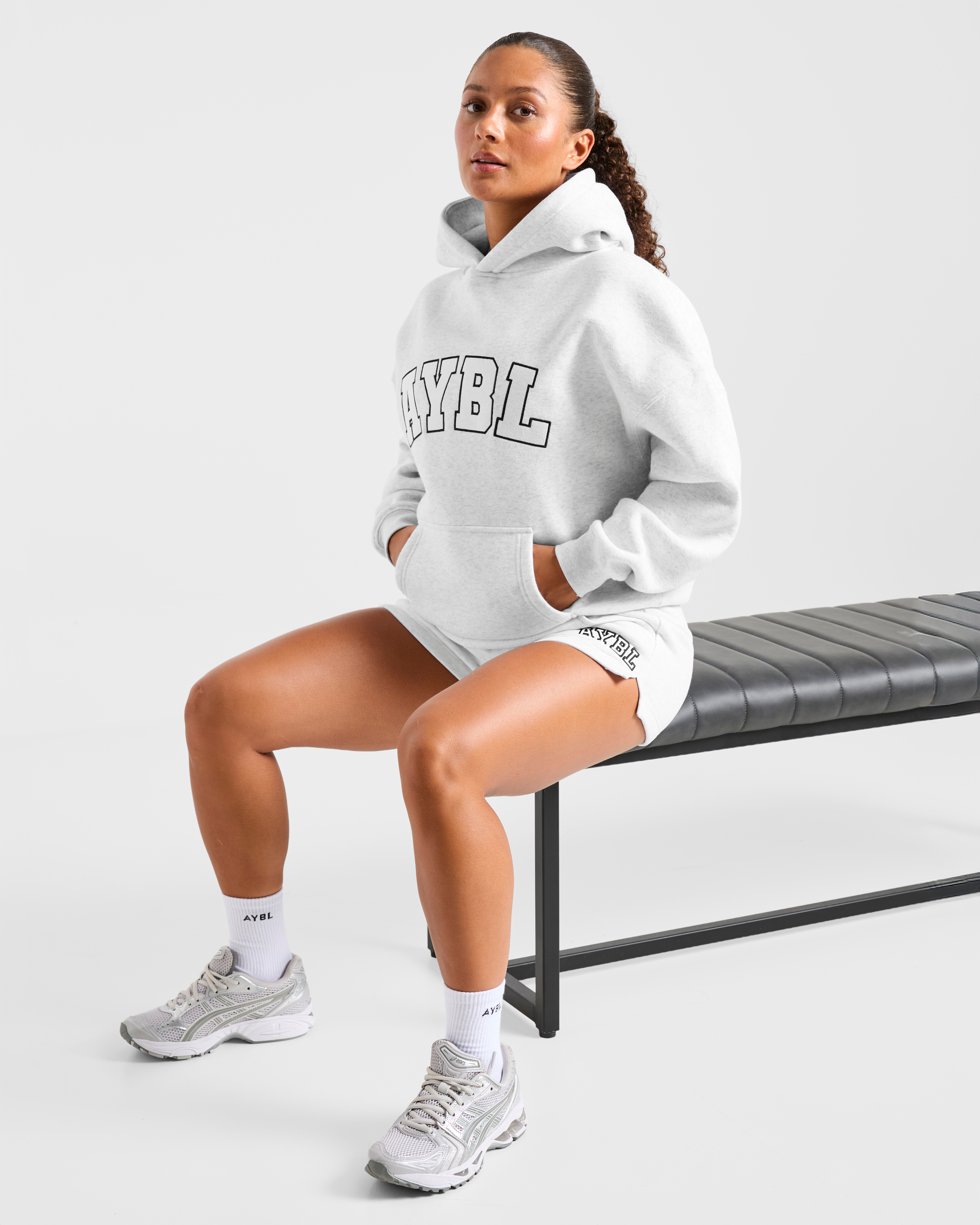 Varsity 2.0 Oversized Shorts - Heather Gris