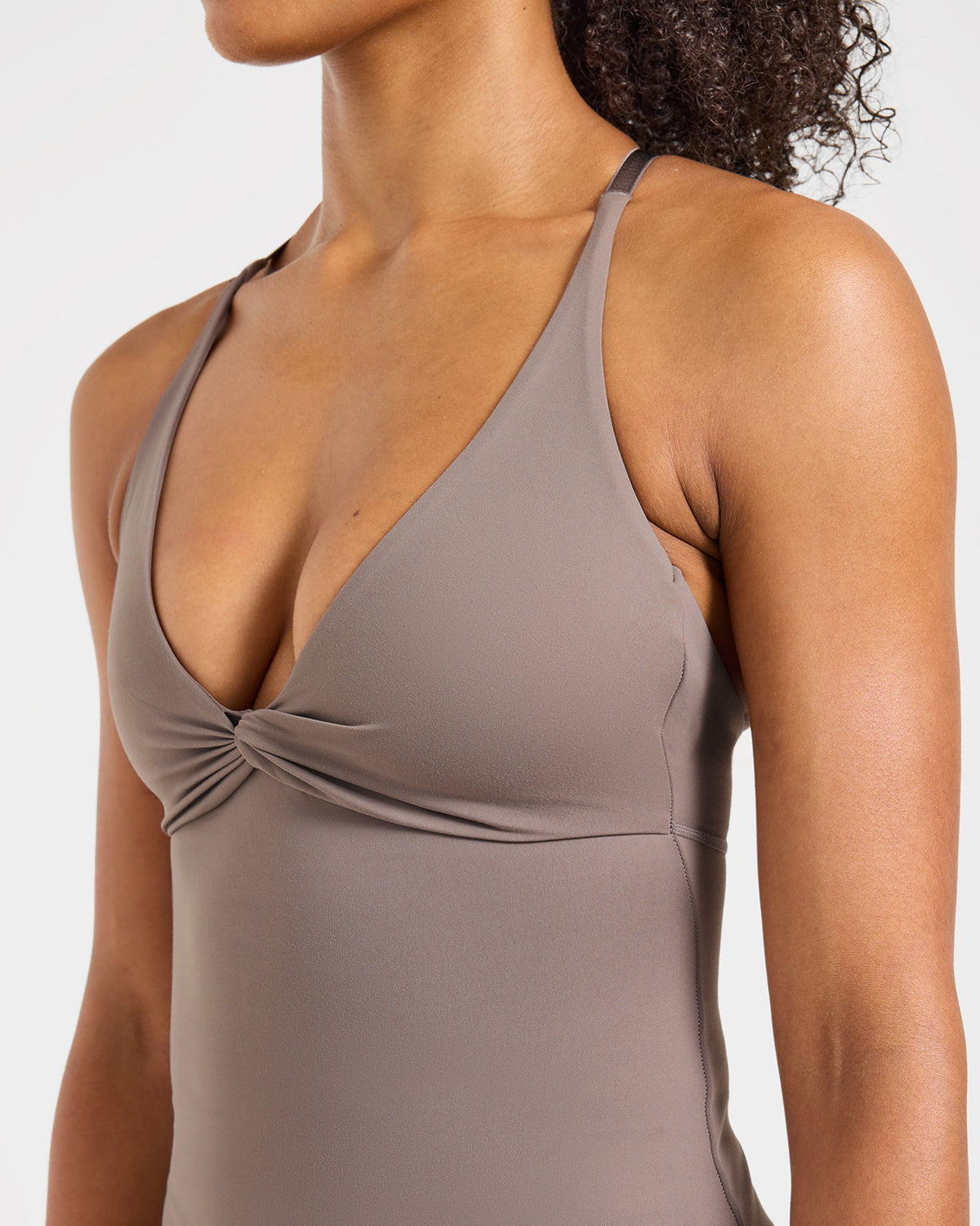 Engage Tank Top - Warm Taupe