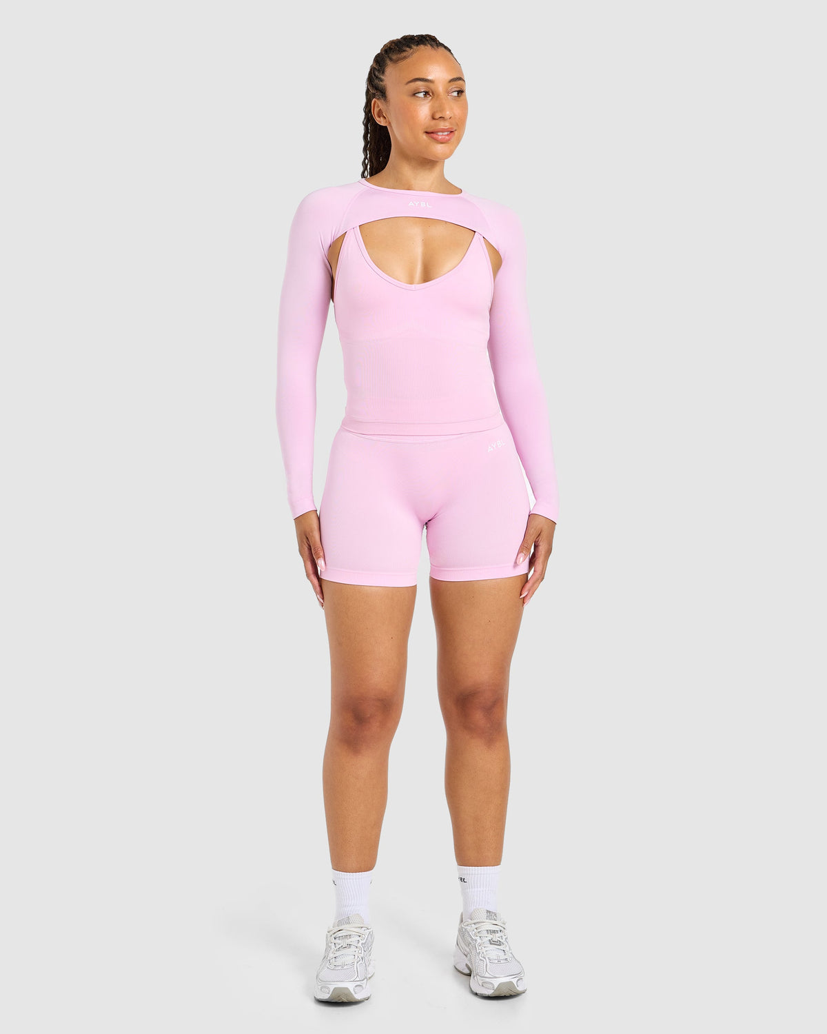 Adapt Seamless Shrug - Spring Rose