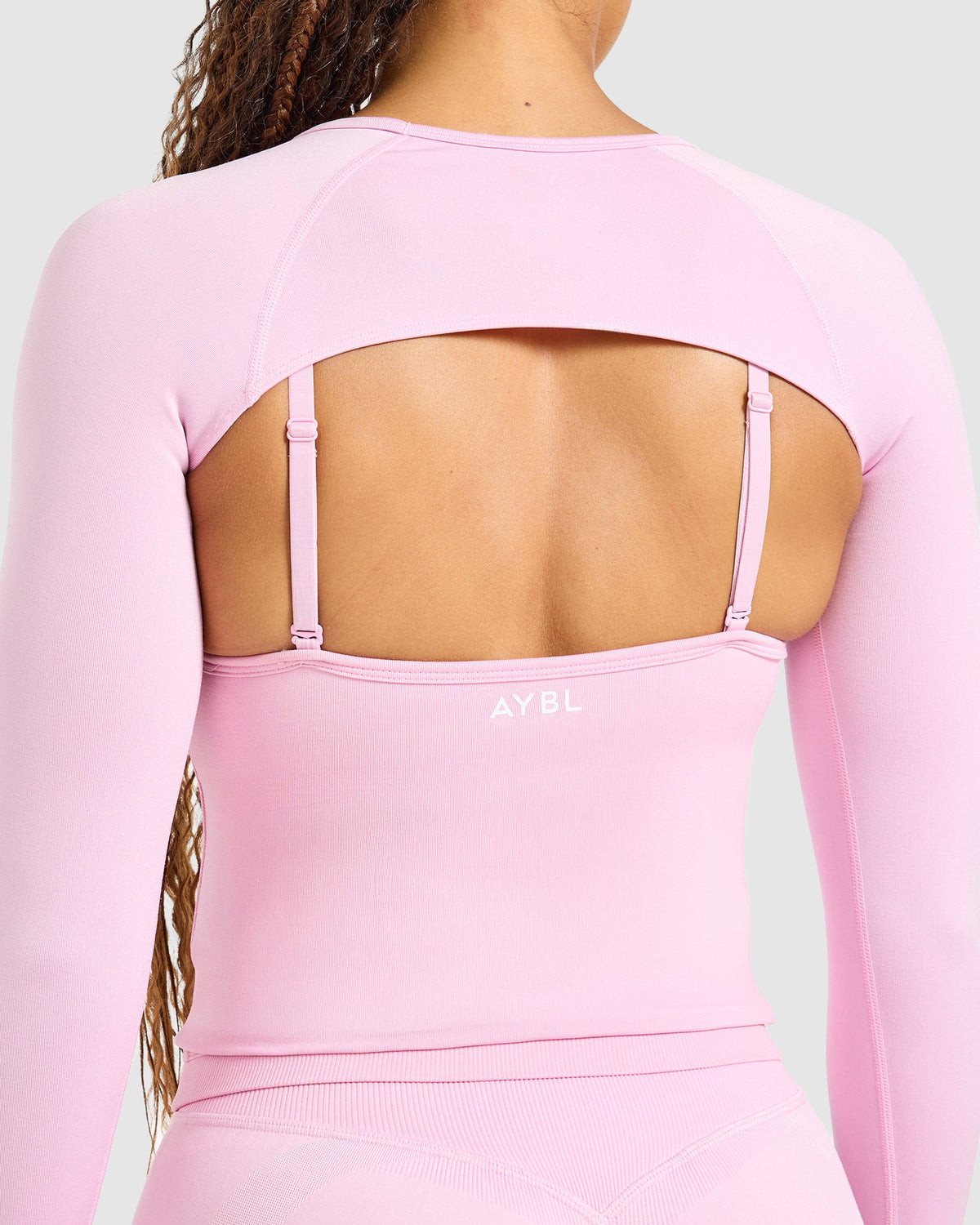 Adapt Seamless Shrug - Spring Rose