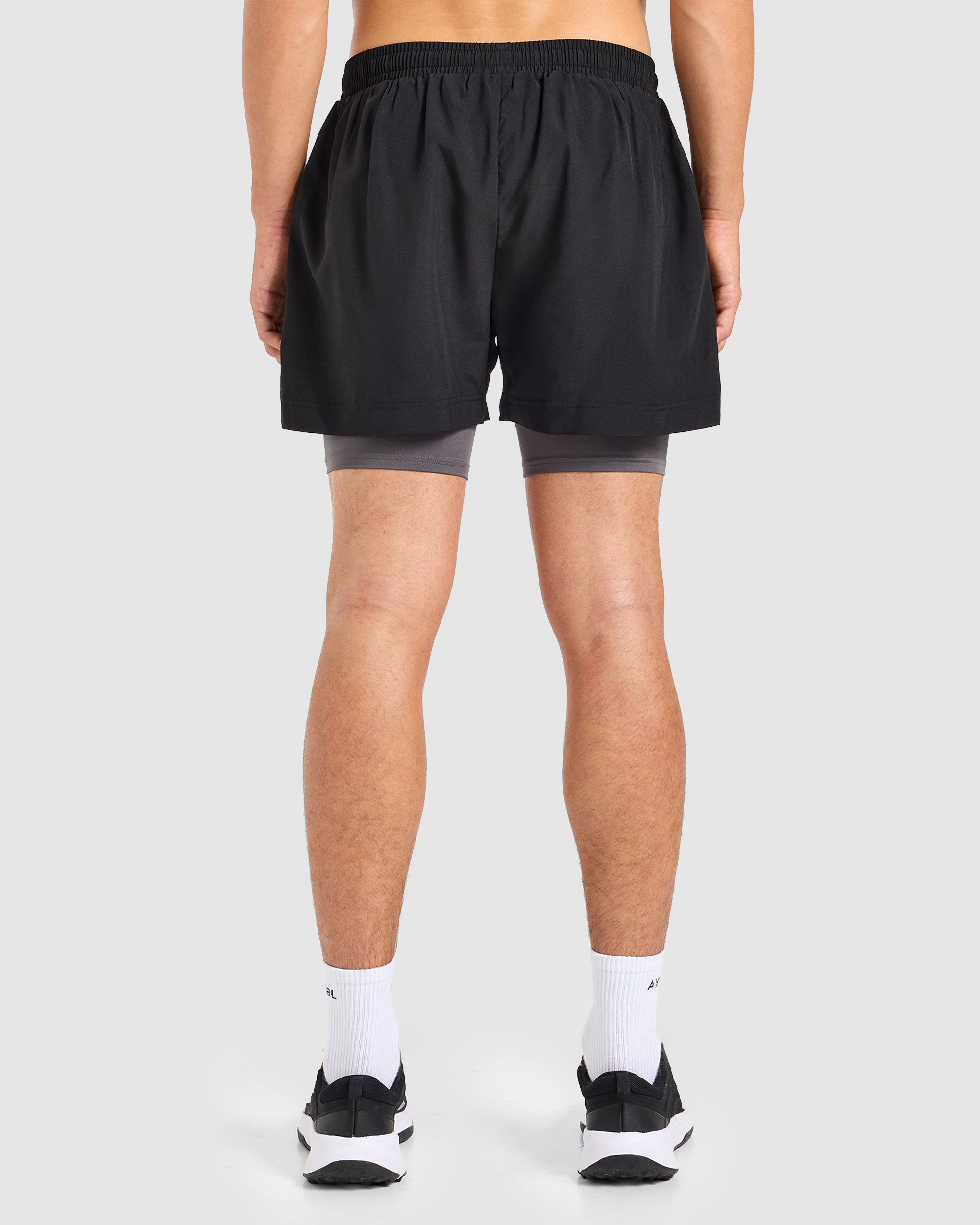 Core 2 in 1 Shorts - Noir/Charcoal
