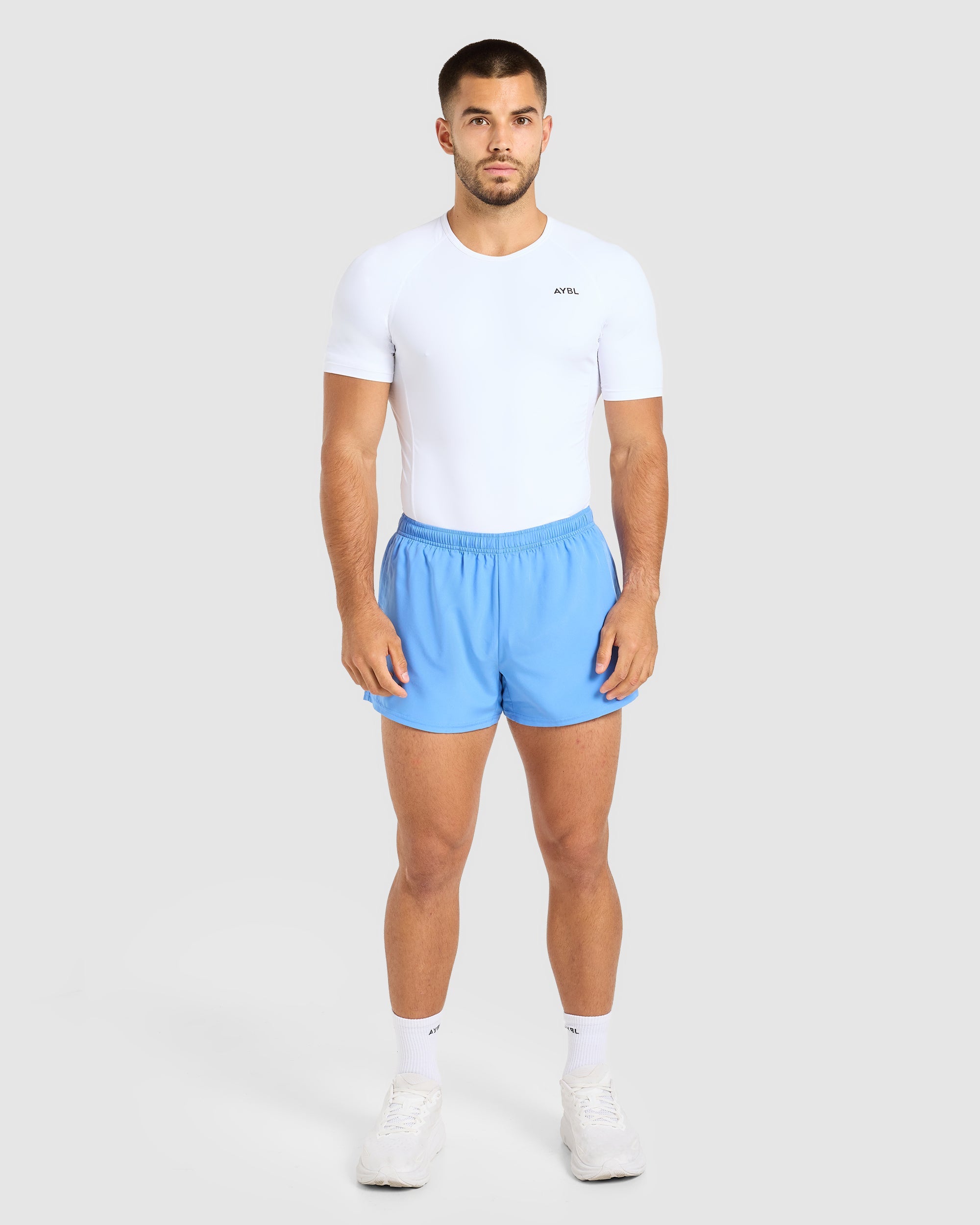 Core 3" Shorts - Muted Bleu