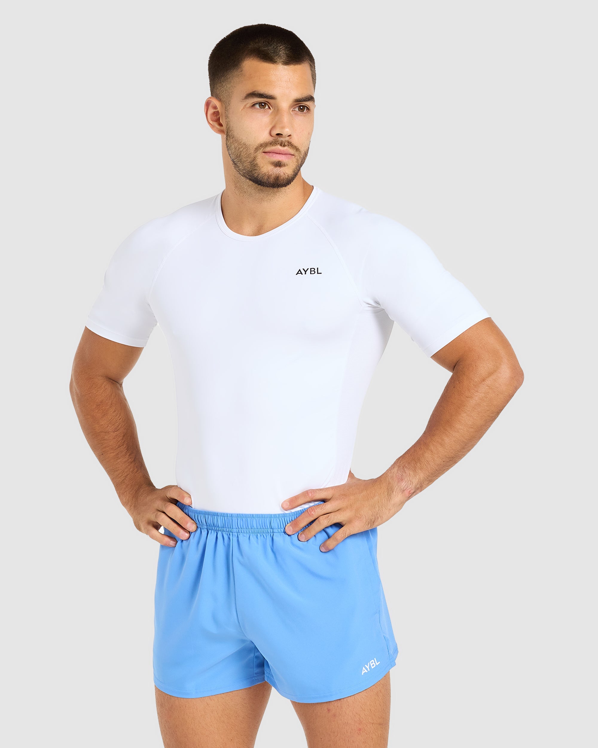 Core 3" Shorts - Muted Bleu