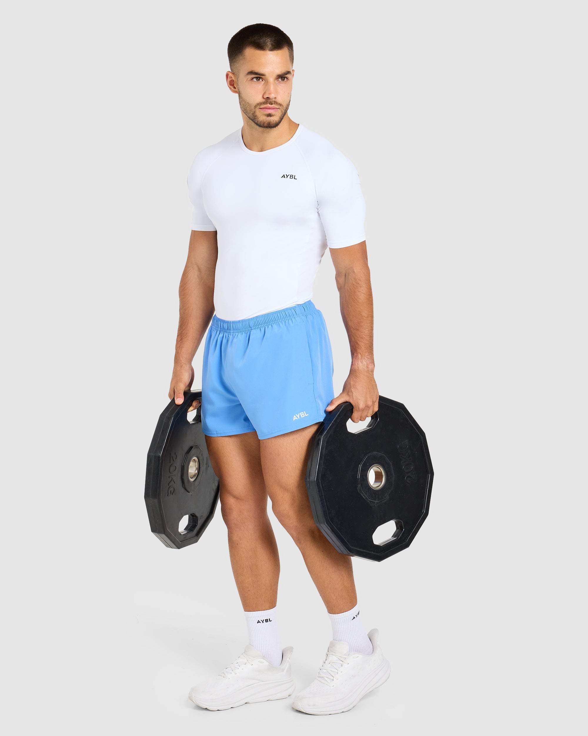Core 3" Shorts - Muted Bleu