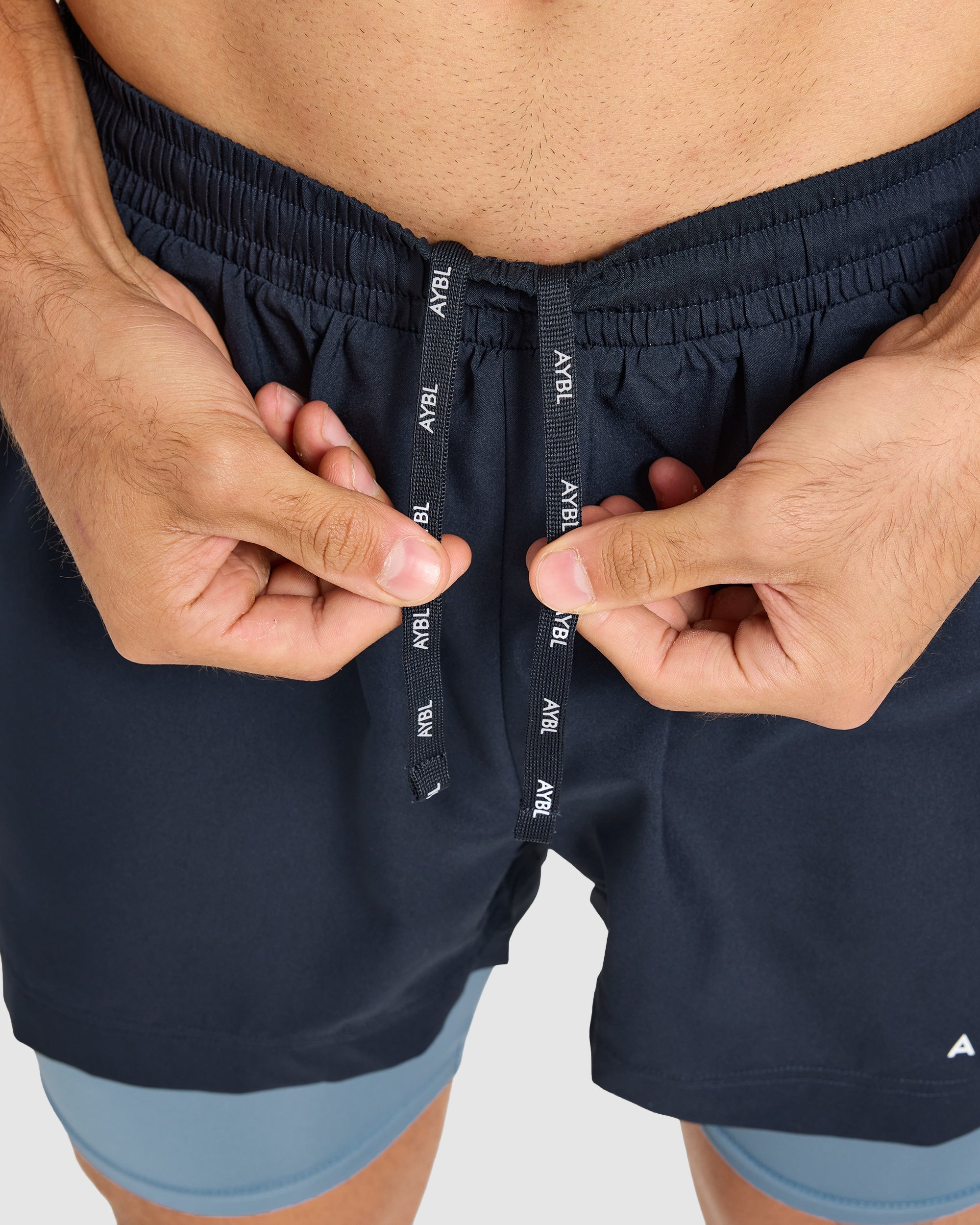 Core 2 in 1 Shorts - Navy/Ocean Mist
