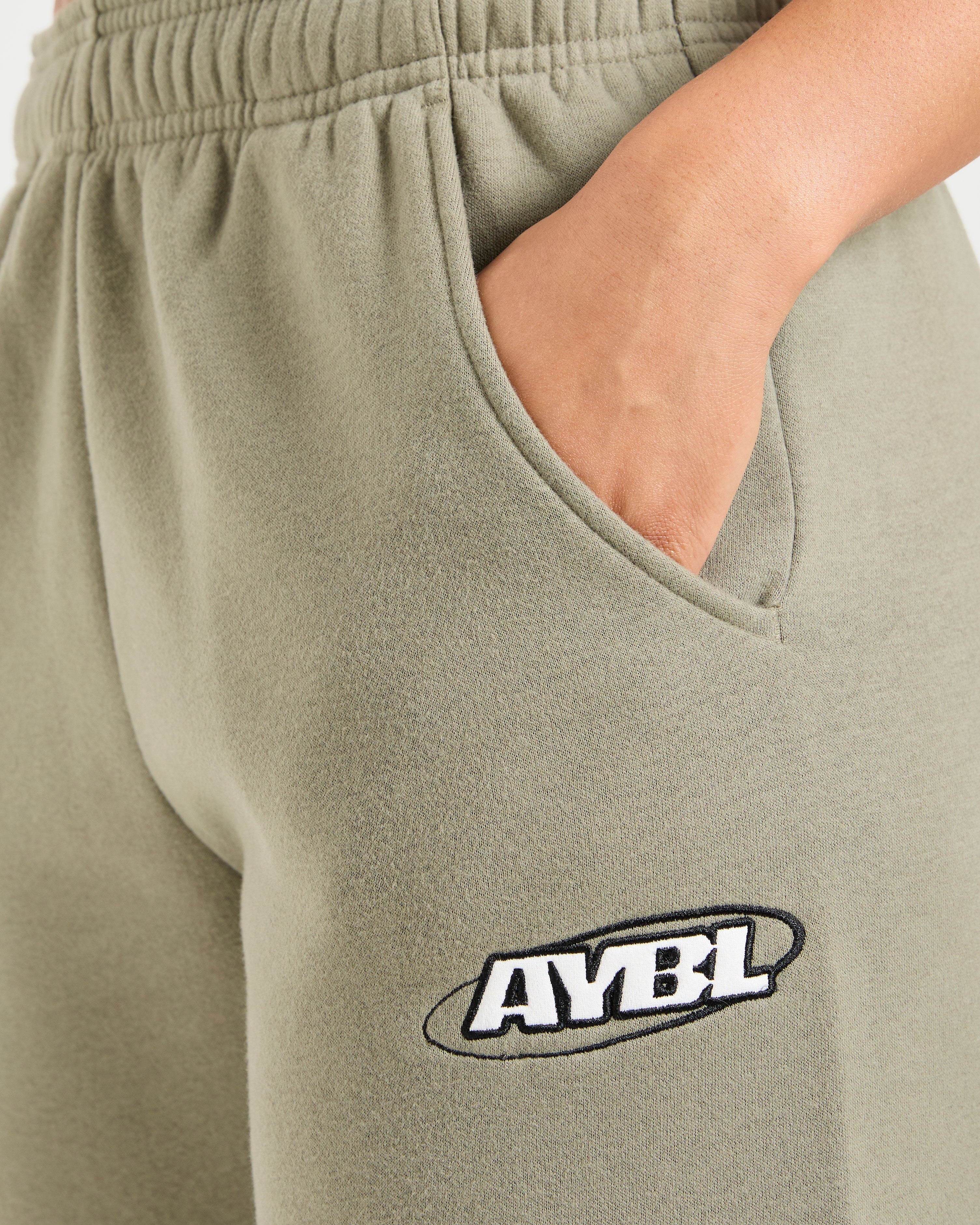 Sports Essentials Oversized Joggers - Muted Olive