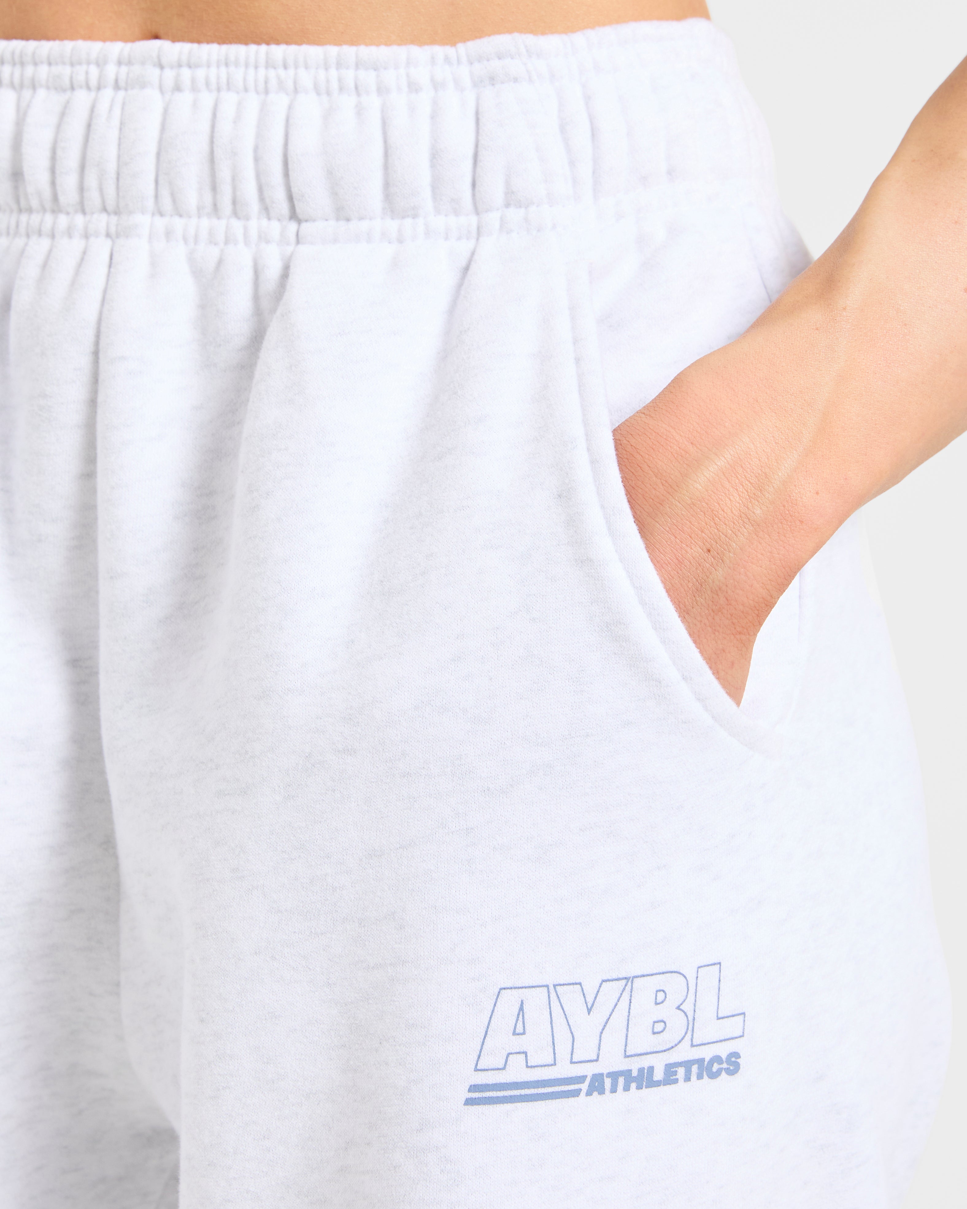 Athletics Track Oversized Joggers - Heather Gris/Slate Bleu