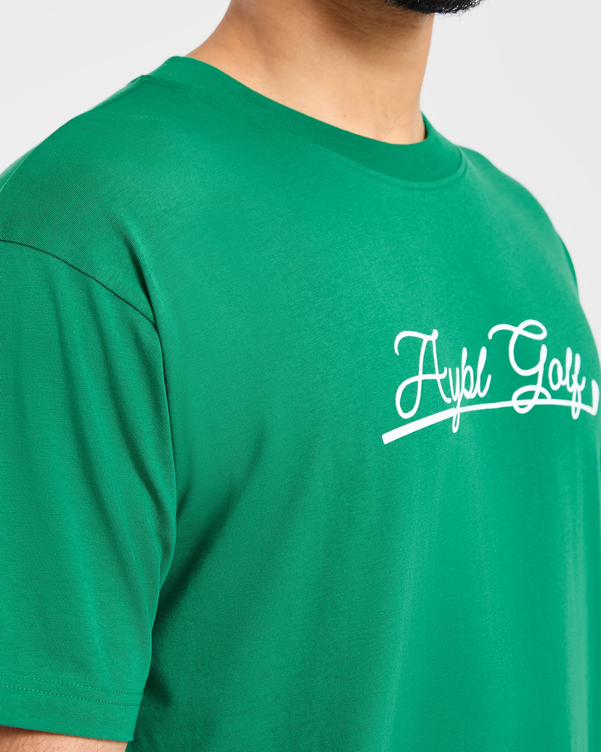 Golf Club T Shirt - Rye Vert/Crème