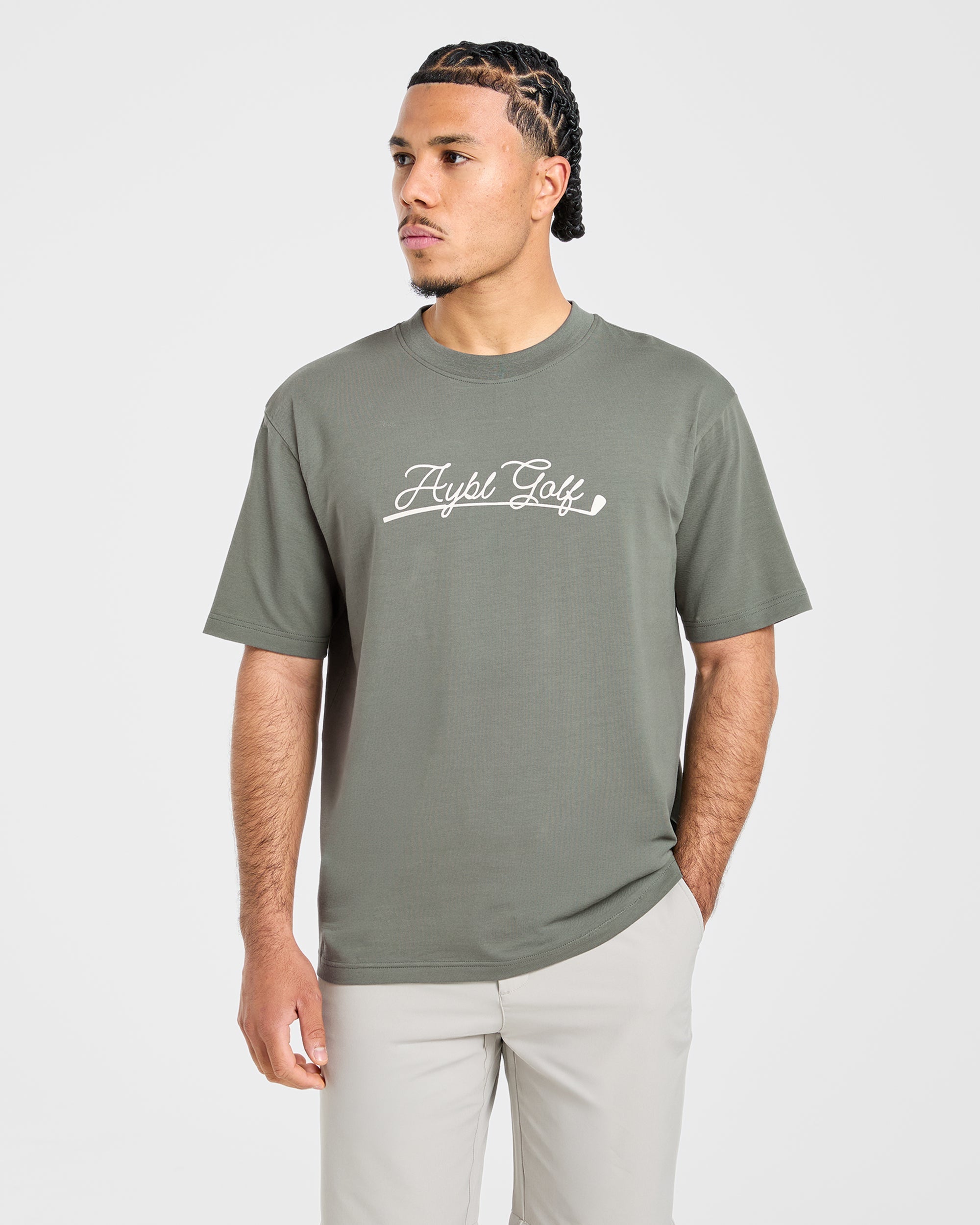 Golf Club T Shirt - Hillside Vert