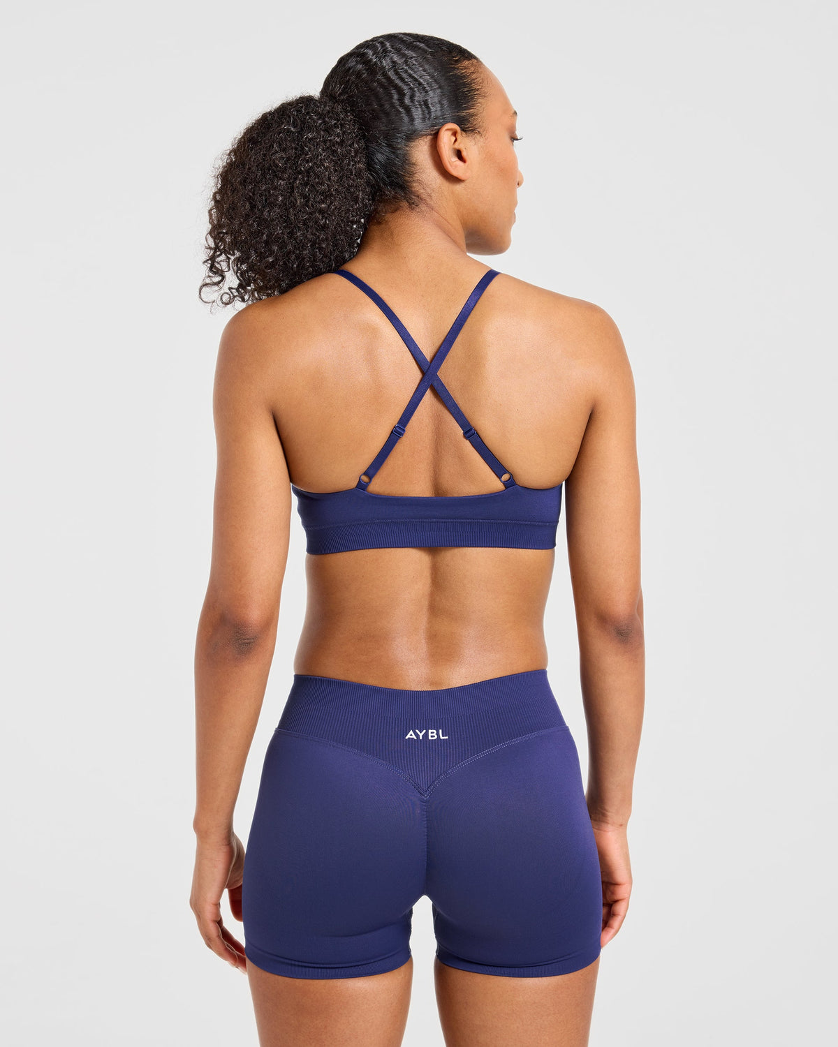 Enhance Seamless Sports Bra - Storm Blue