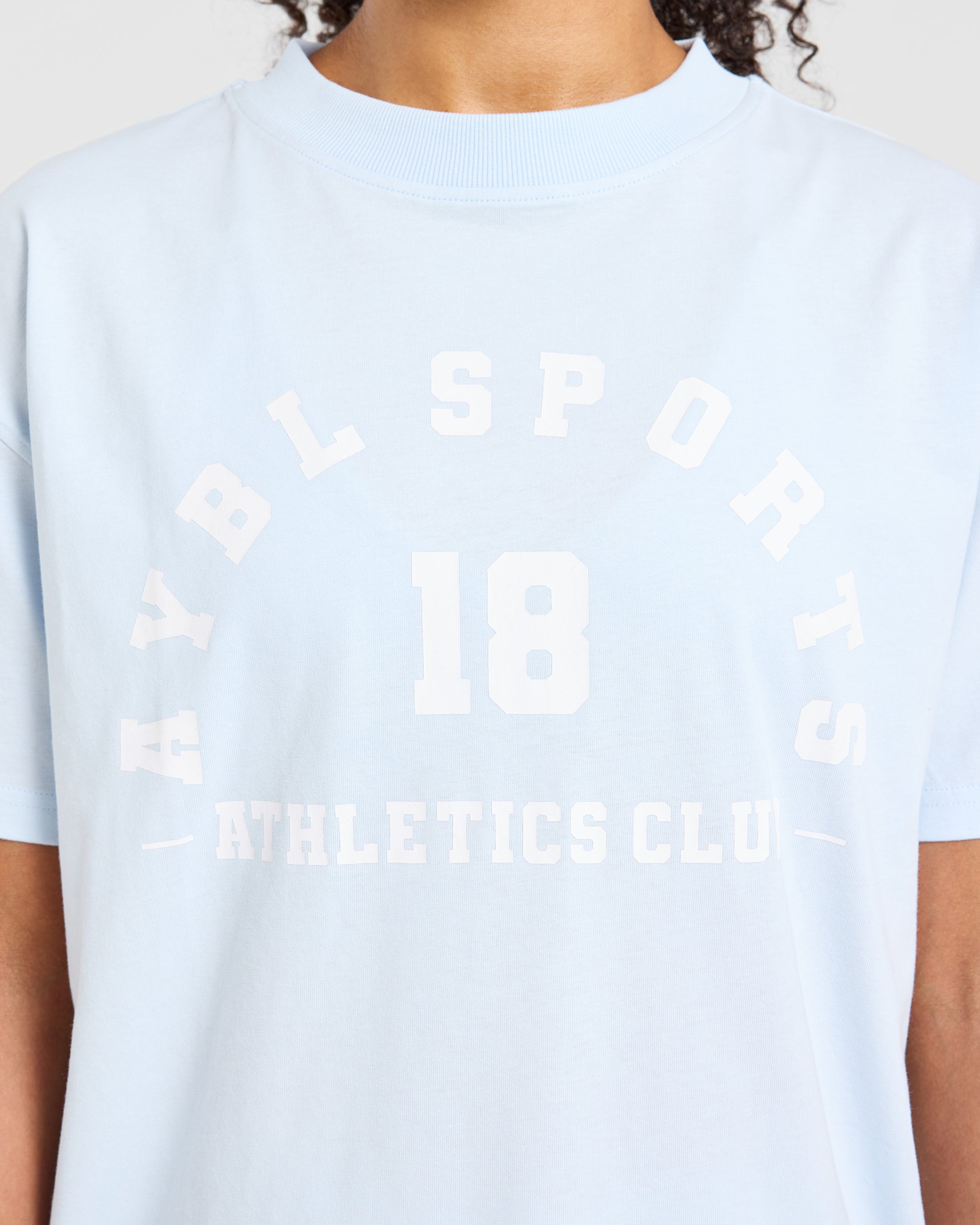 AYBL Sports 18 Oversized T Shirt - Iced Bleu