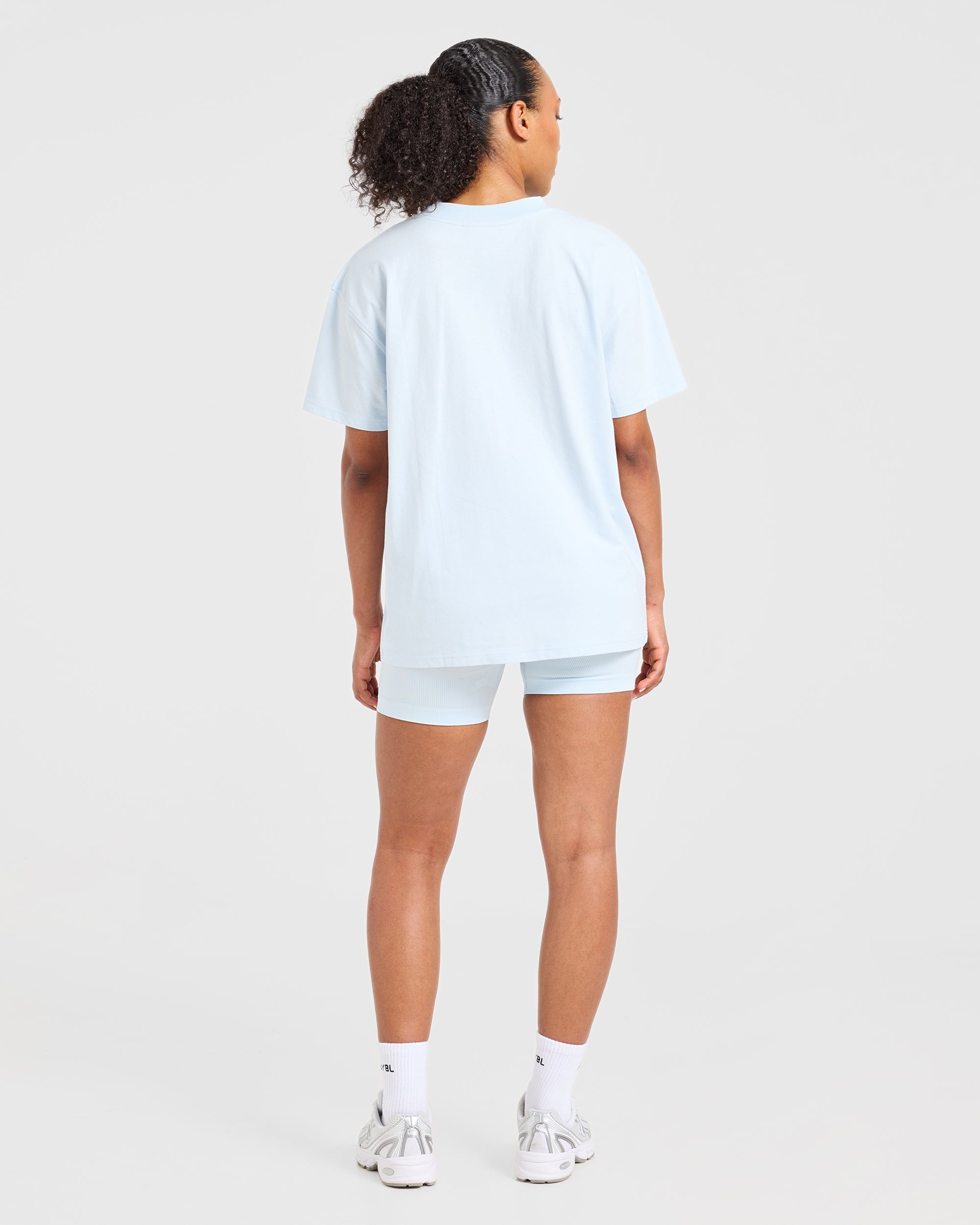 AYBL Sports 18 Oversized T Shirt - Iced Bleu