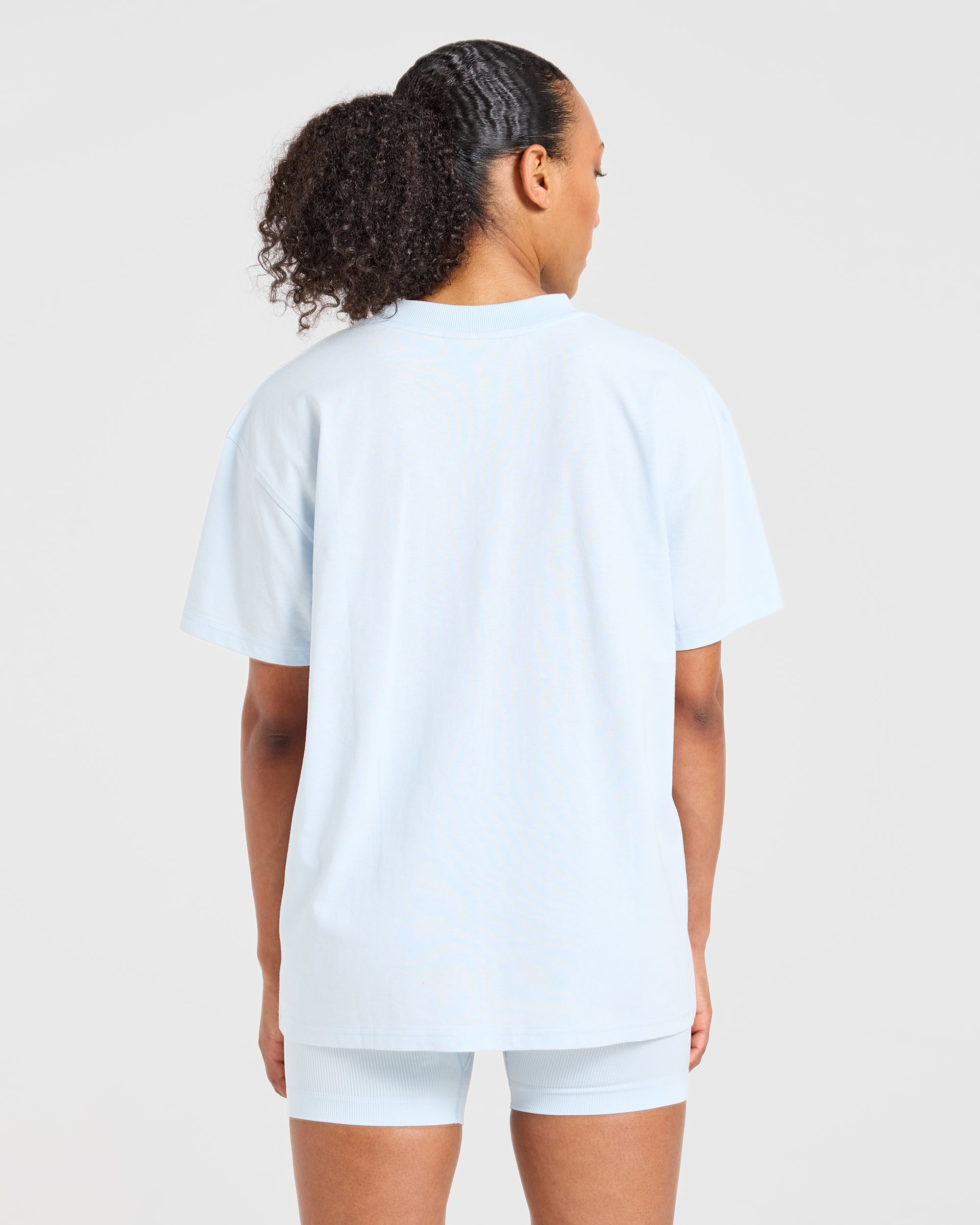 AYBL Sports 18 Oversized T Shirt - Iced Bleu
