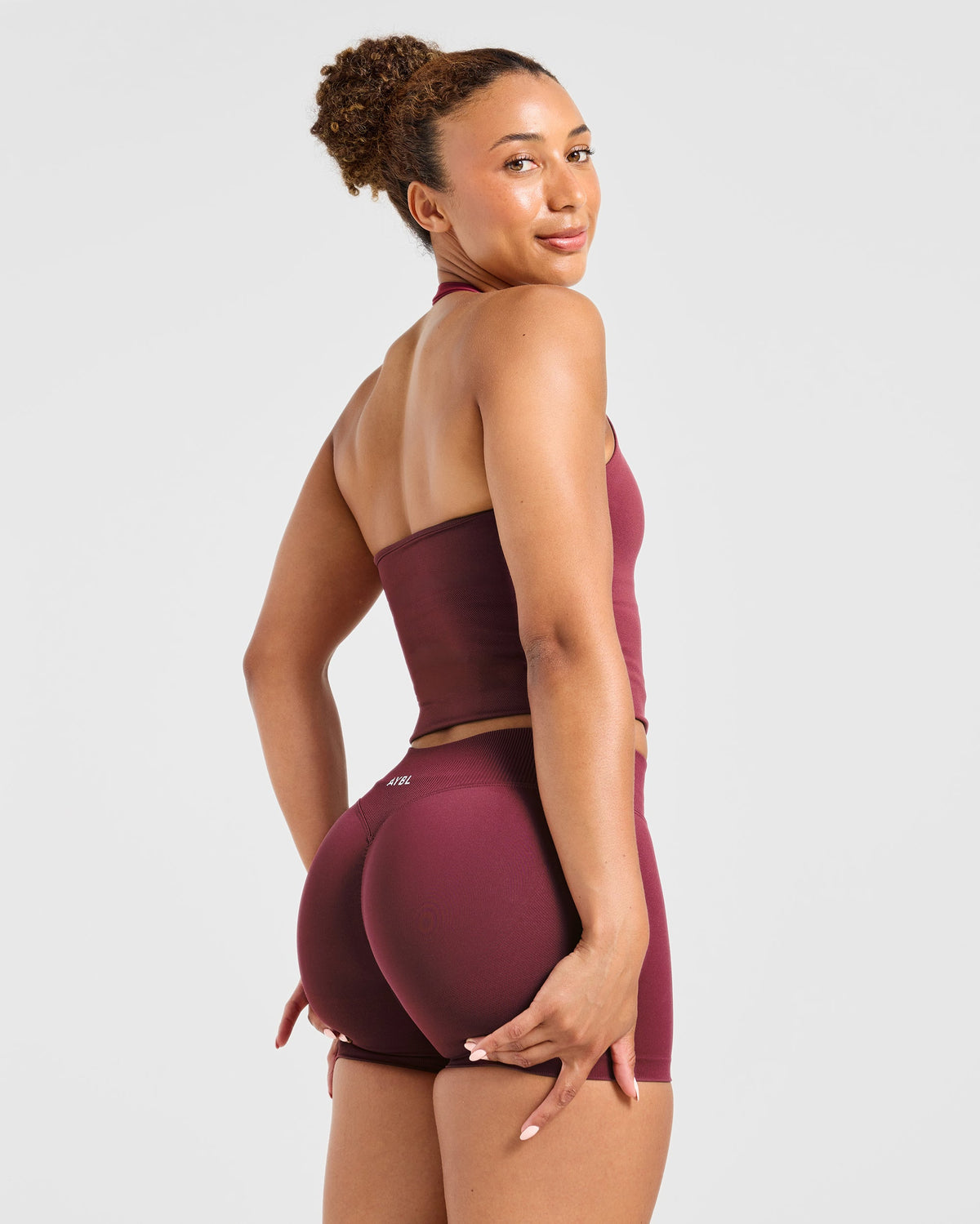 Enhance Seamless Shorts | 3.5" - Mahogany Red