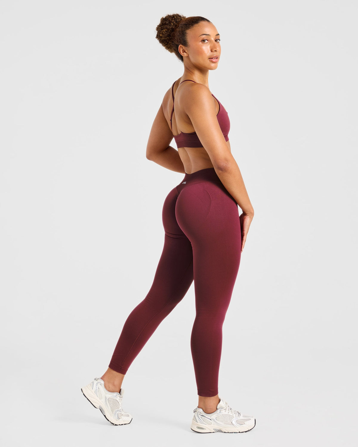 Enhance Seamless Leggings - Mahogany Red
