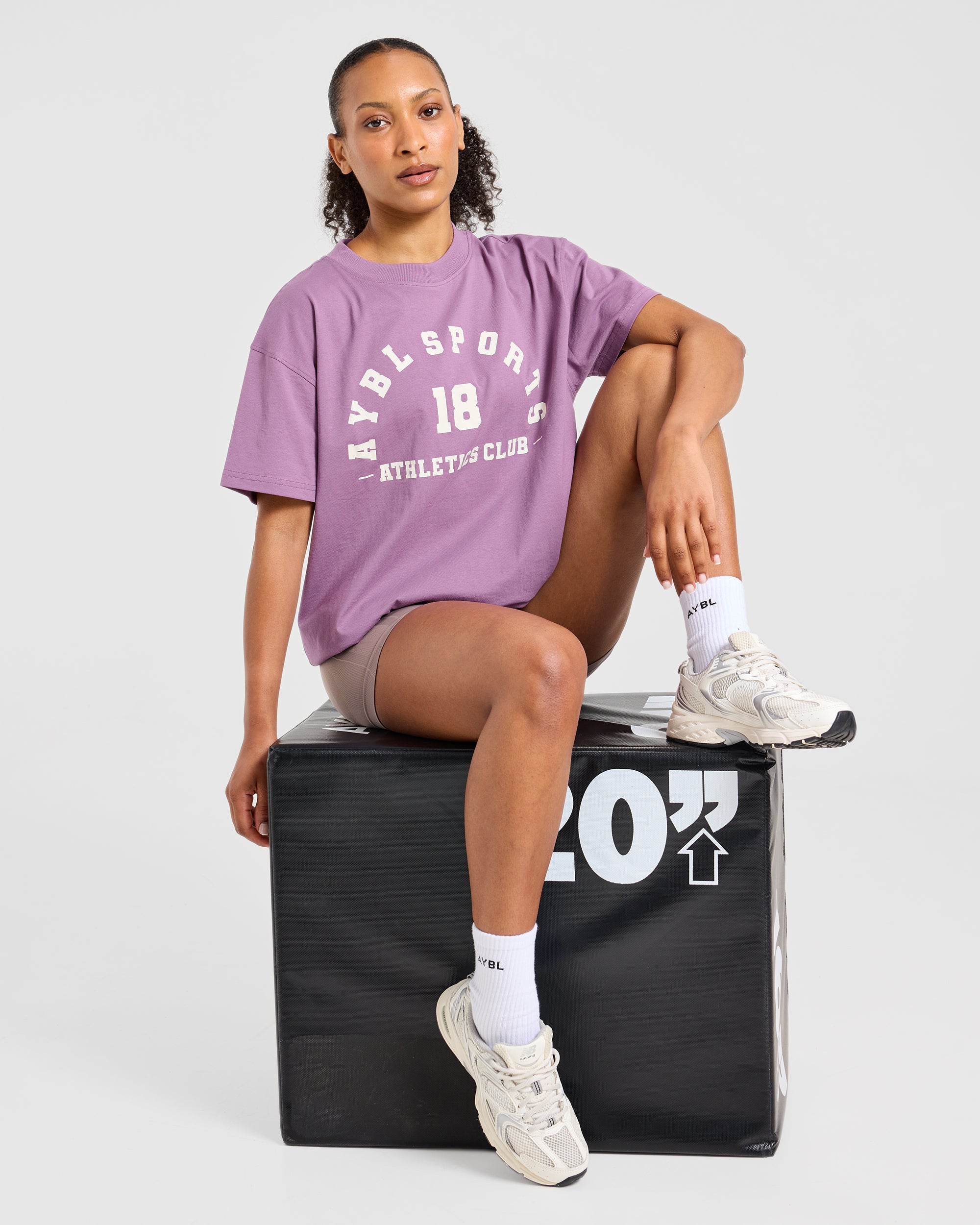 AYBL Sports 18 Oversized T Shirt - Mauve