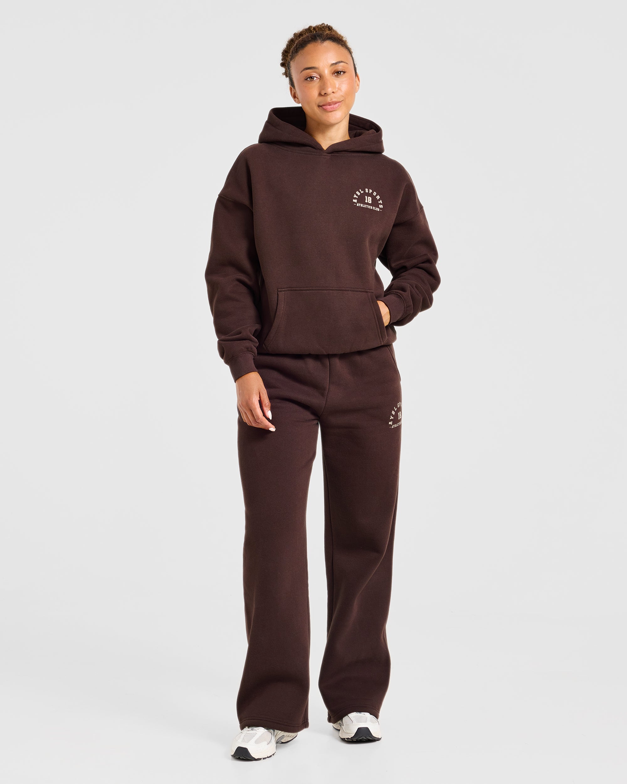 AYBL Sports 18 Oversized Hoodie - Cocoa Marron